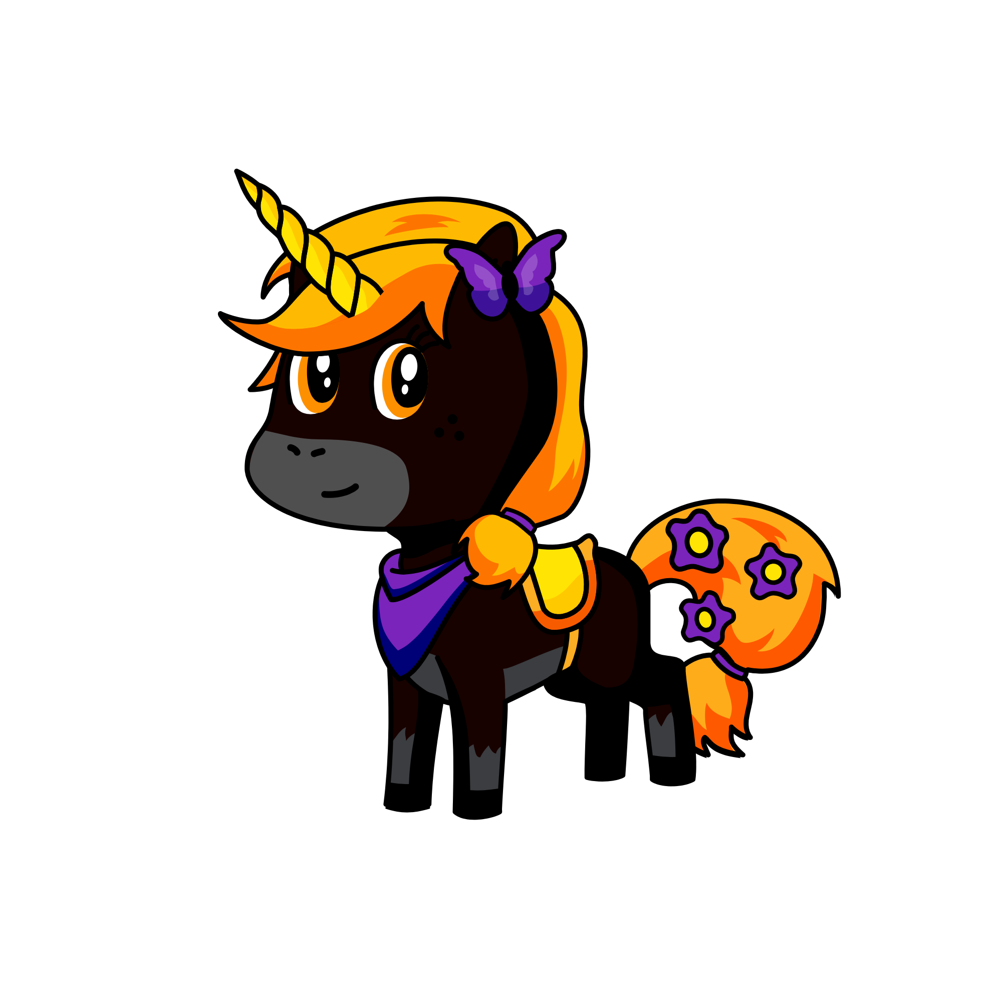 Halloween, the unicorn