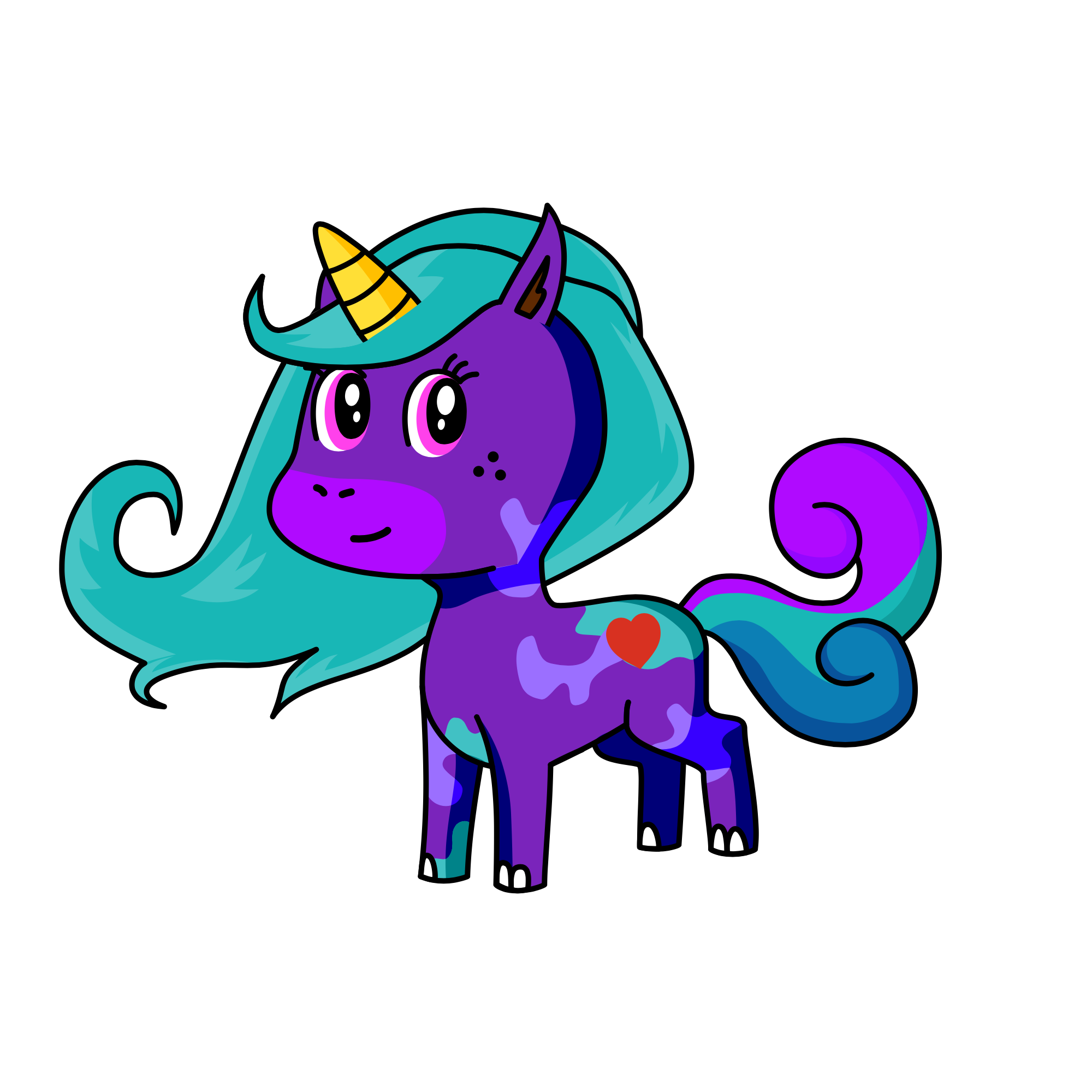 Moon, the unicorn