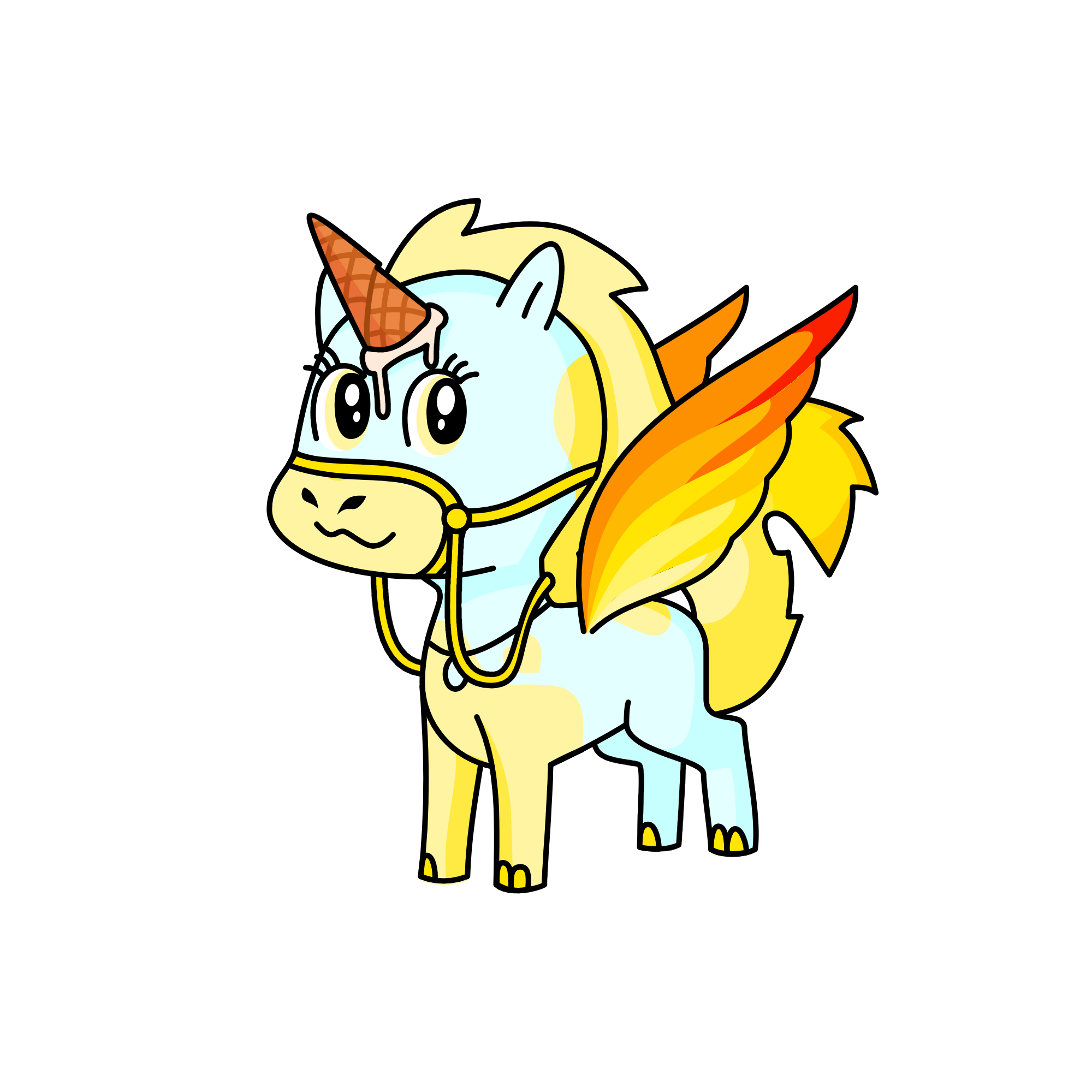 my first younicorn but not really beacause i signed out of my computer and lost all my younicorn :(, the unicorn