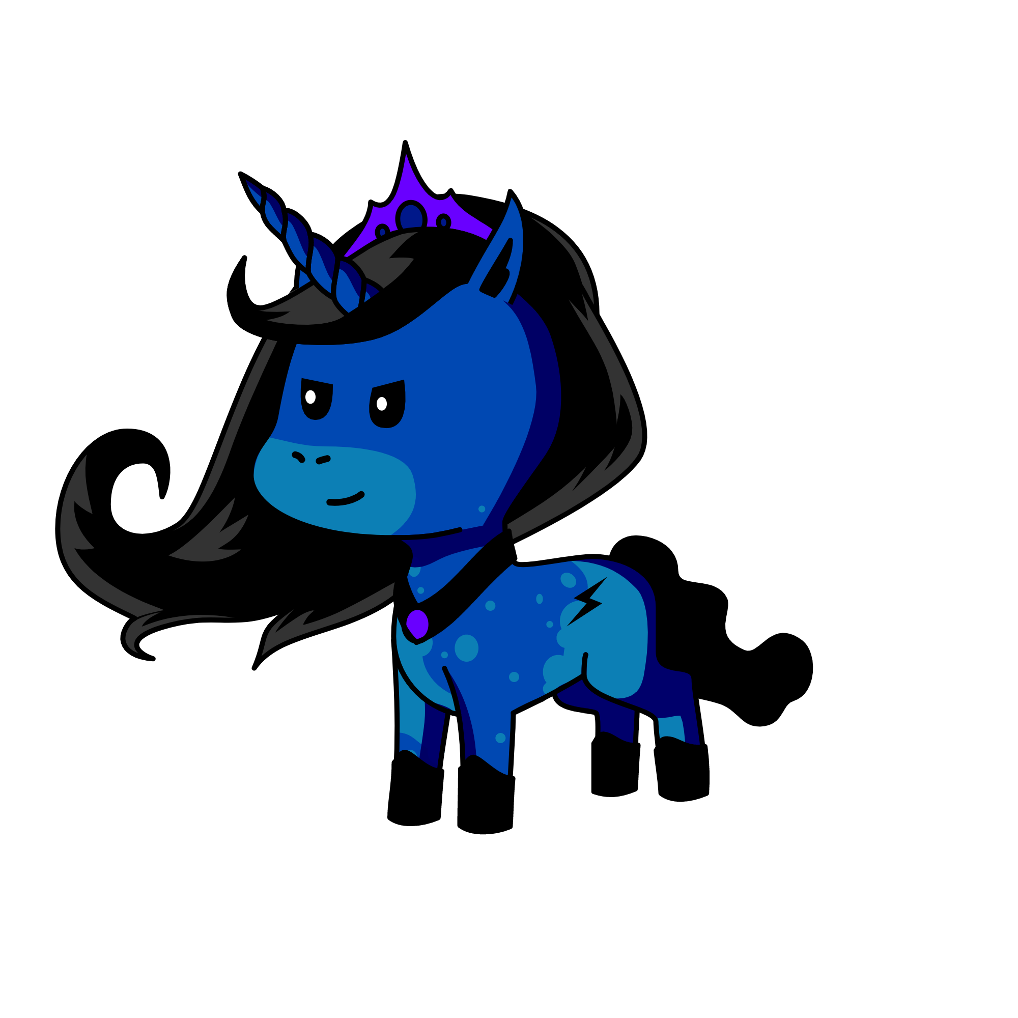 Mare in the Moon, the unicorn