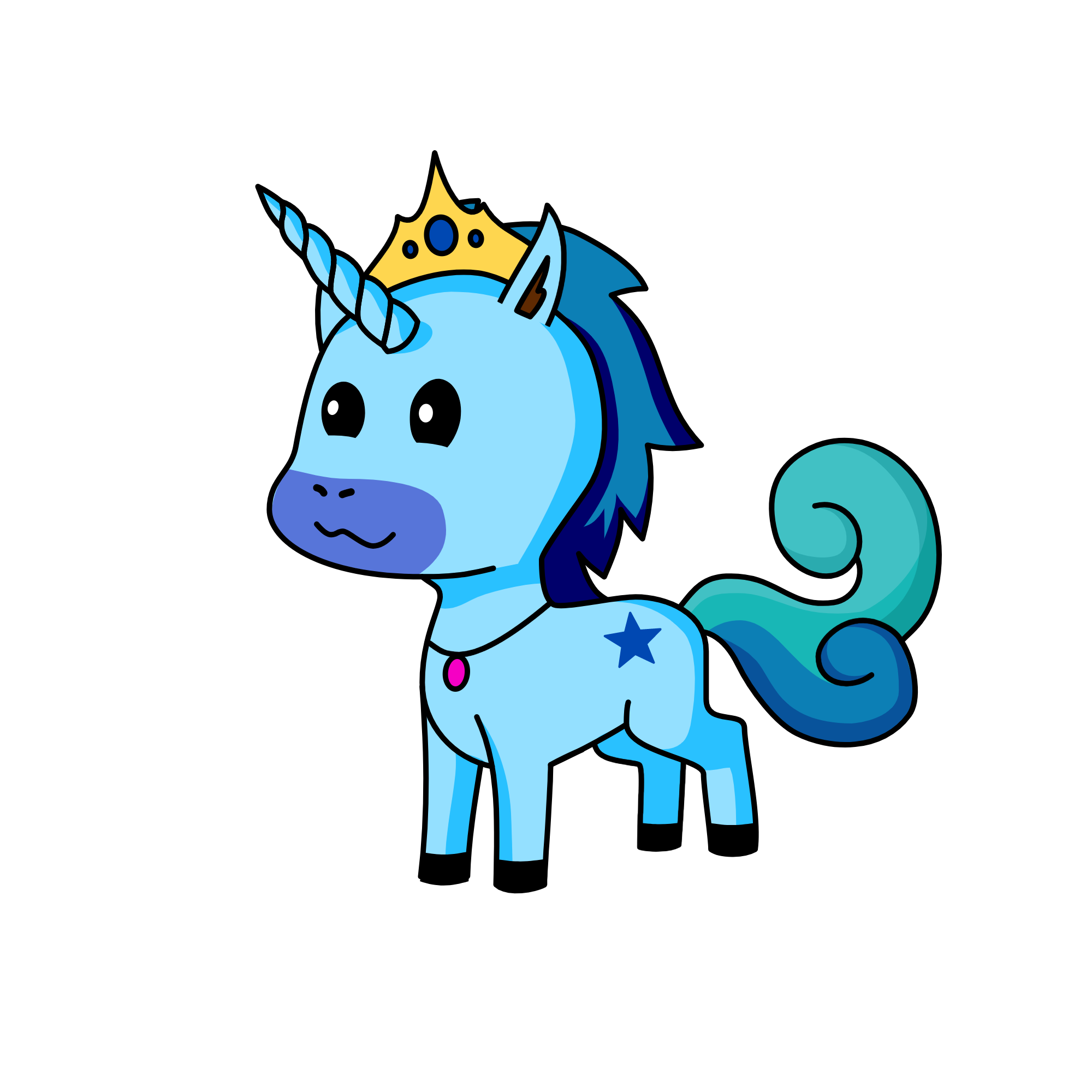 wave, the unicorn