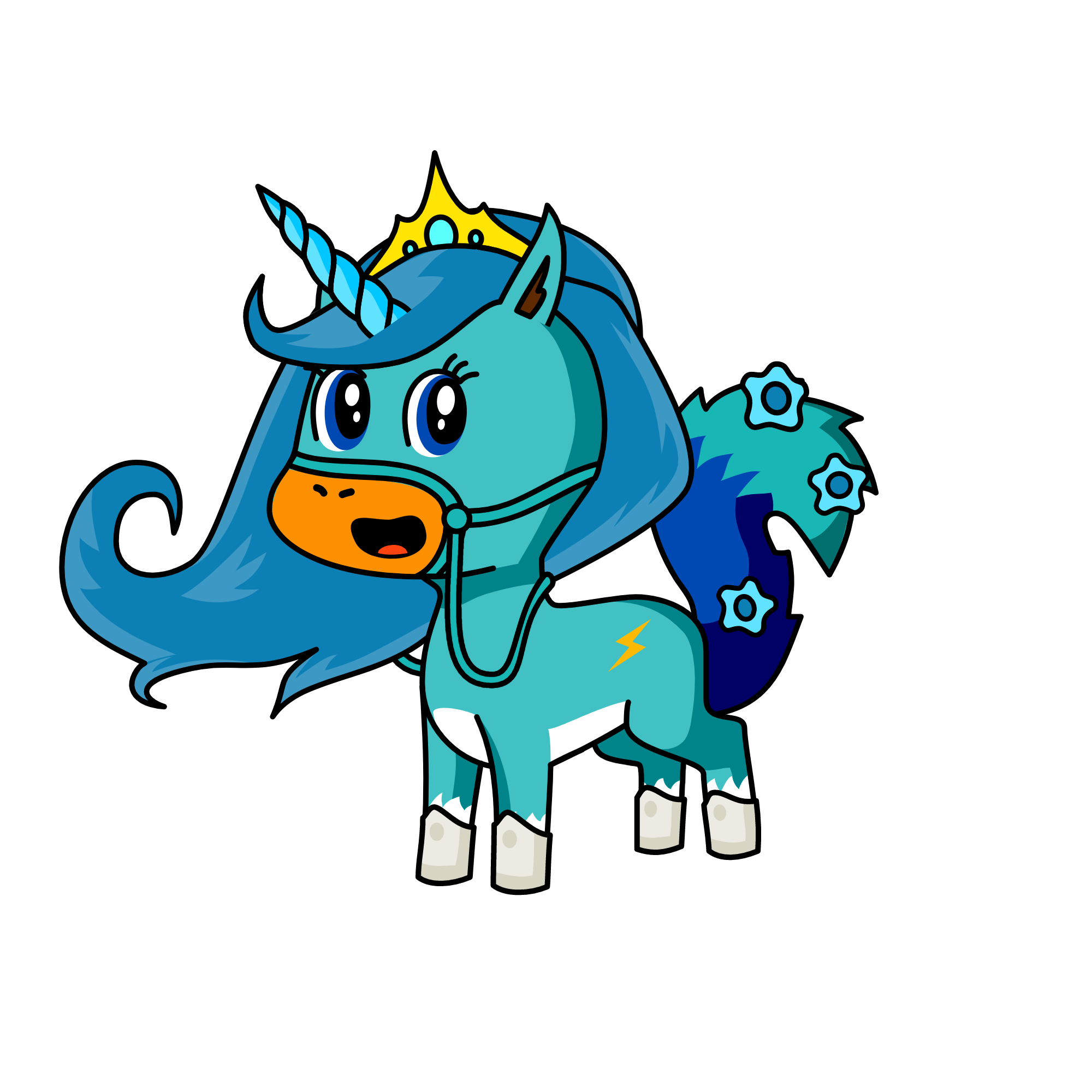 ra'ad, the unicorn
