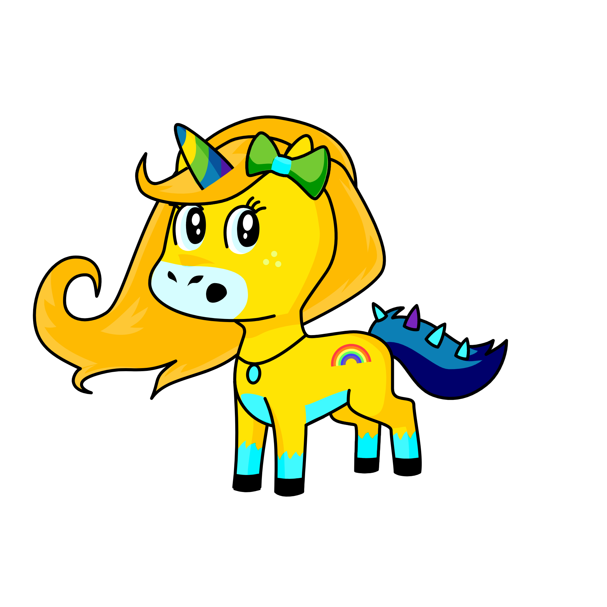 rainbow, the unicorn