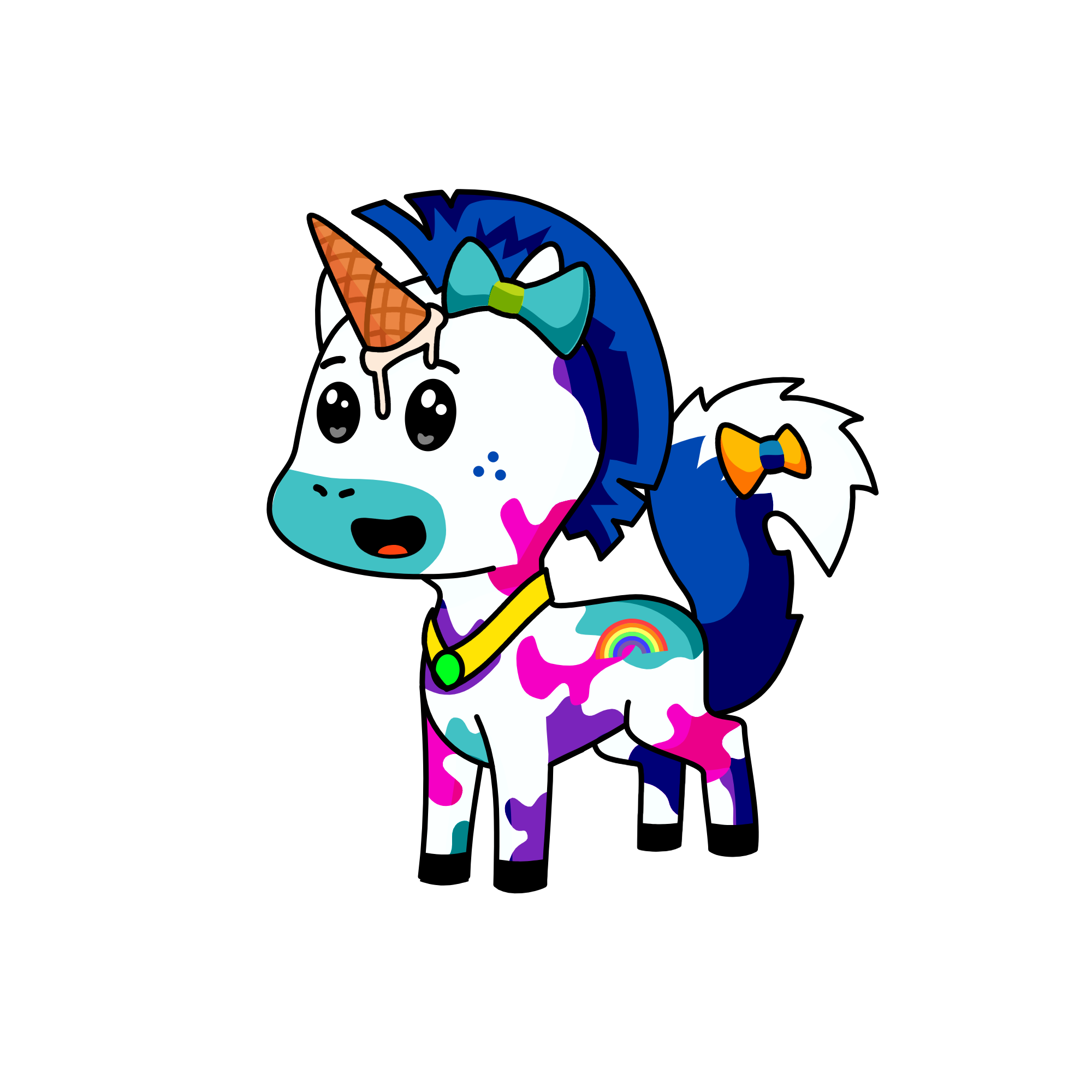 Icecream lover, the unicorn