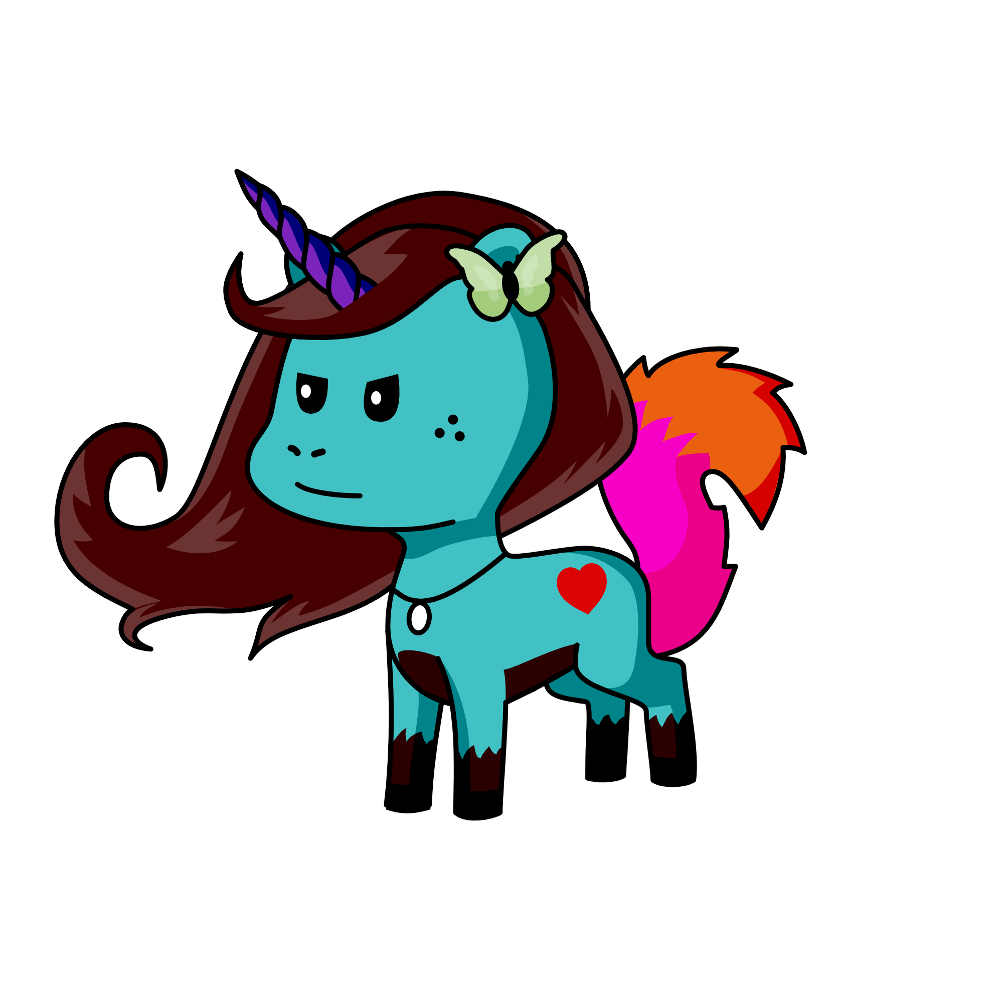 wlieufhjnawa, the unicorn
