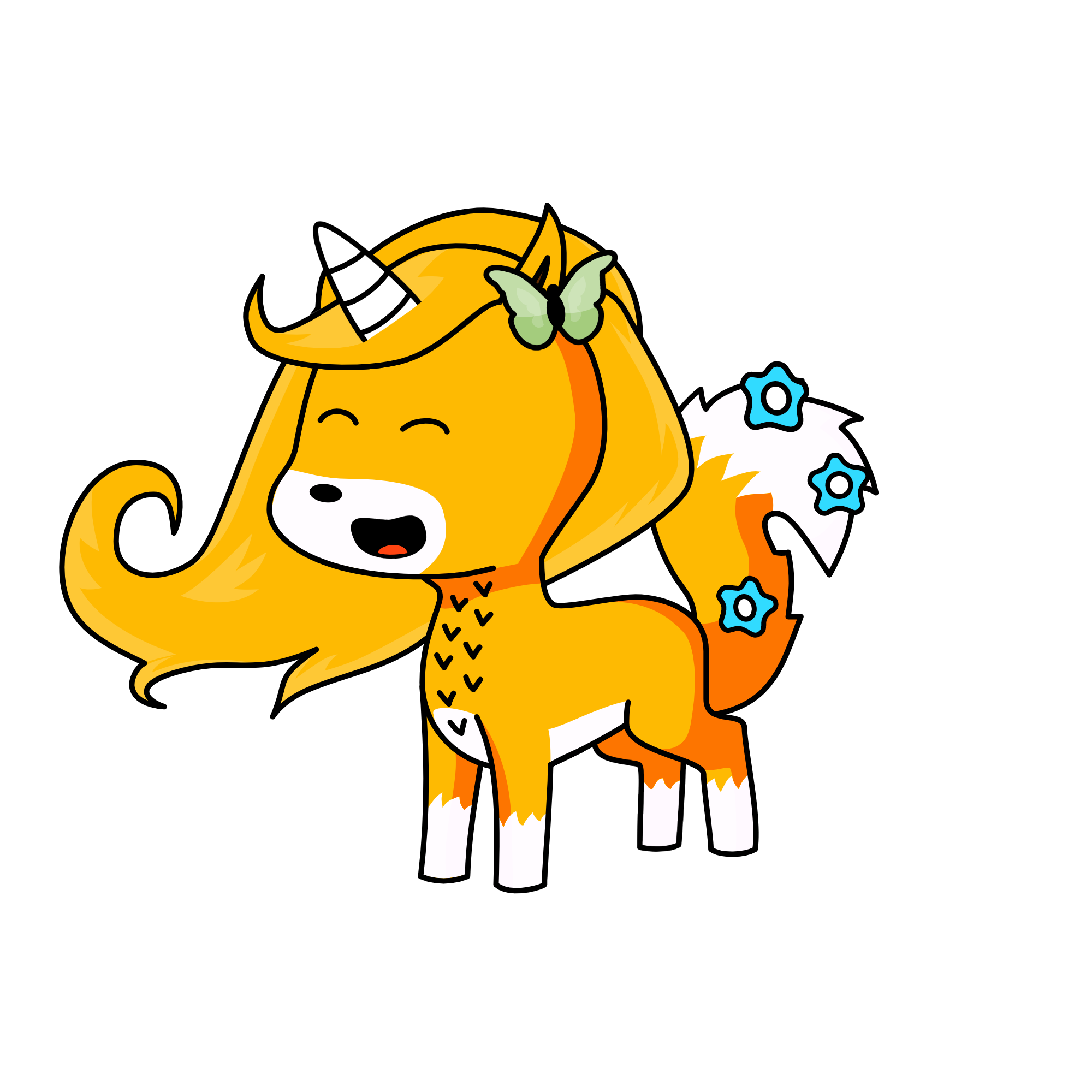 Fox, the unicorn