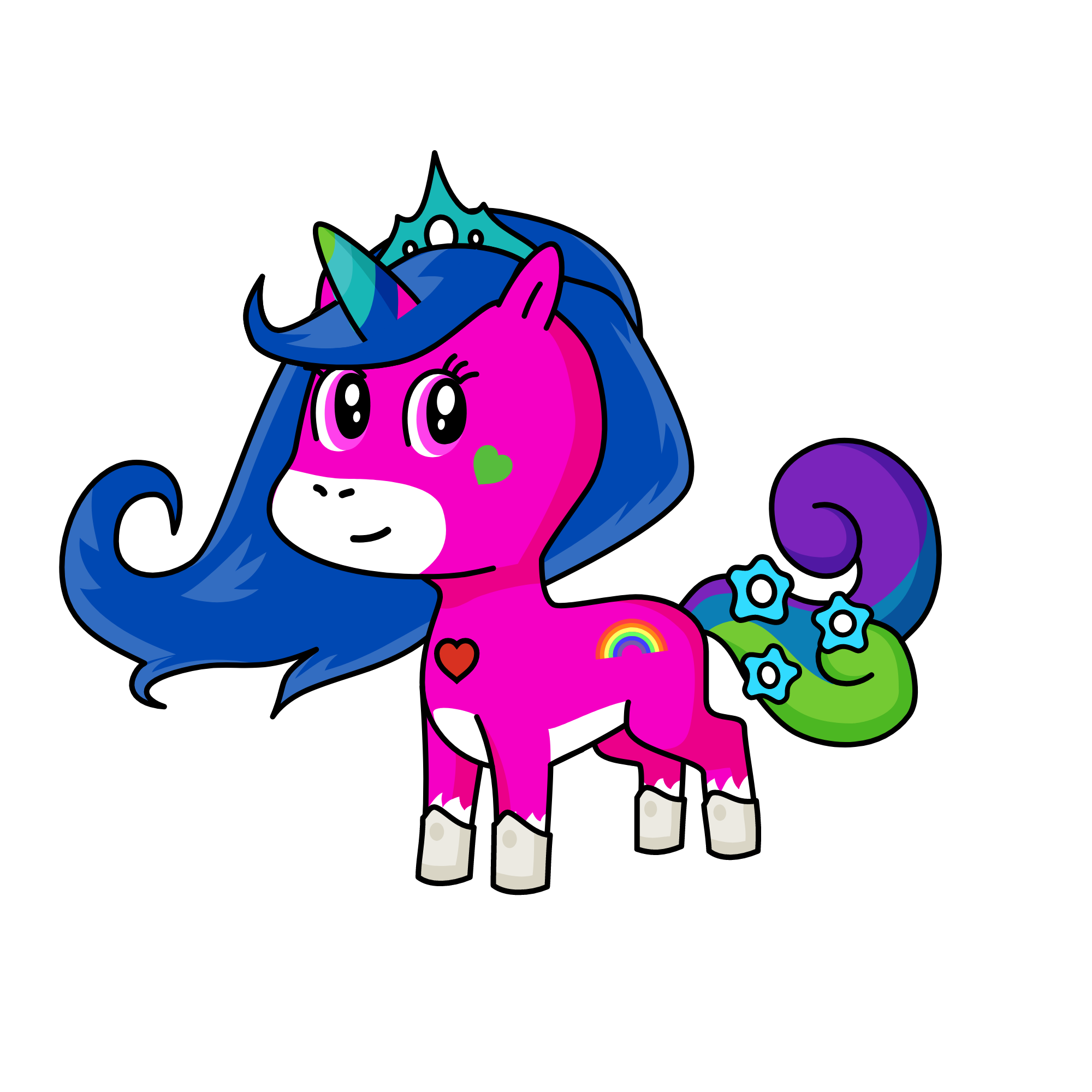 Sparklycorn, the unicorn
