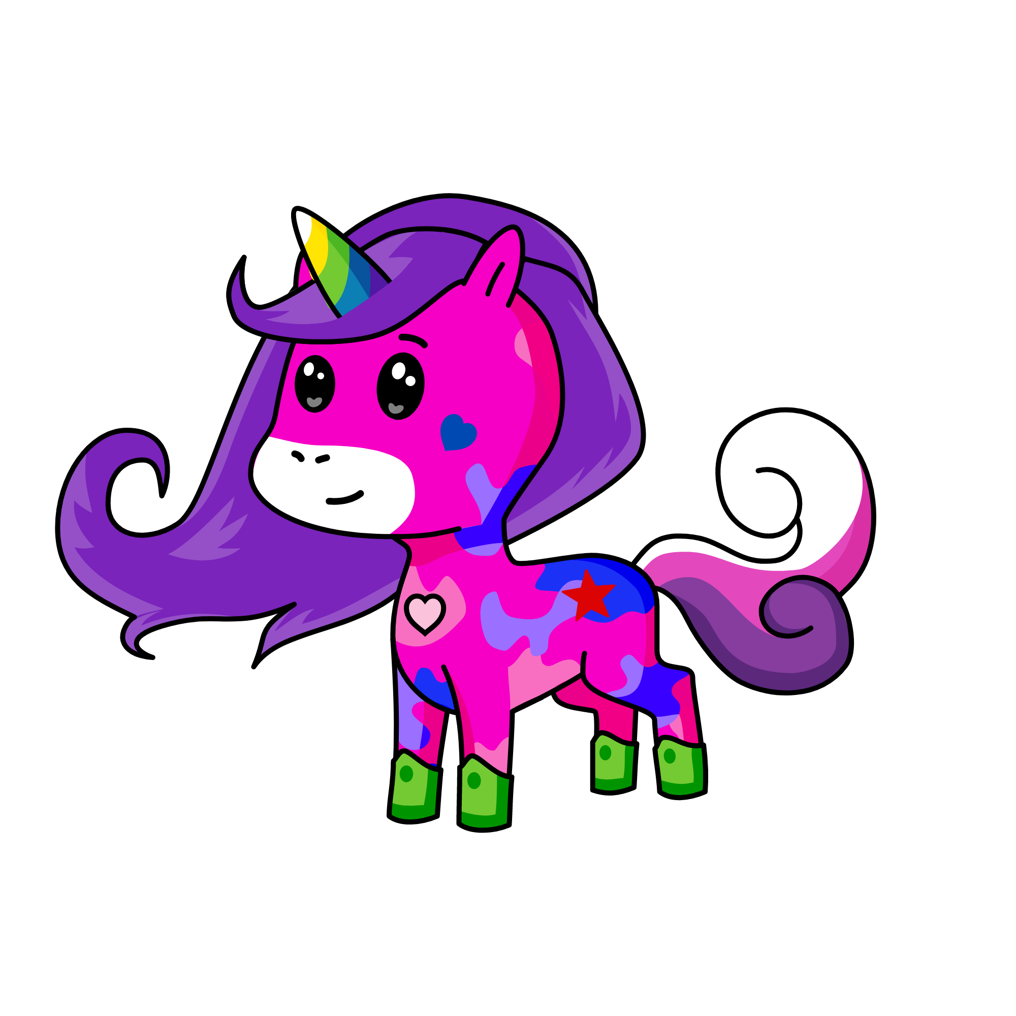 Sparklygirl, the unicorn