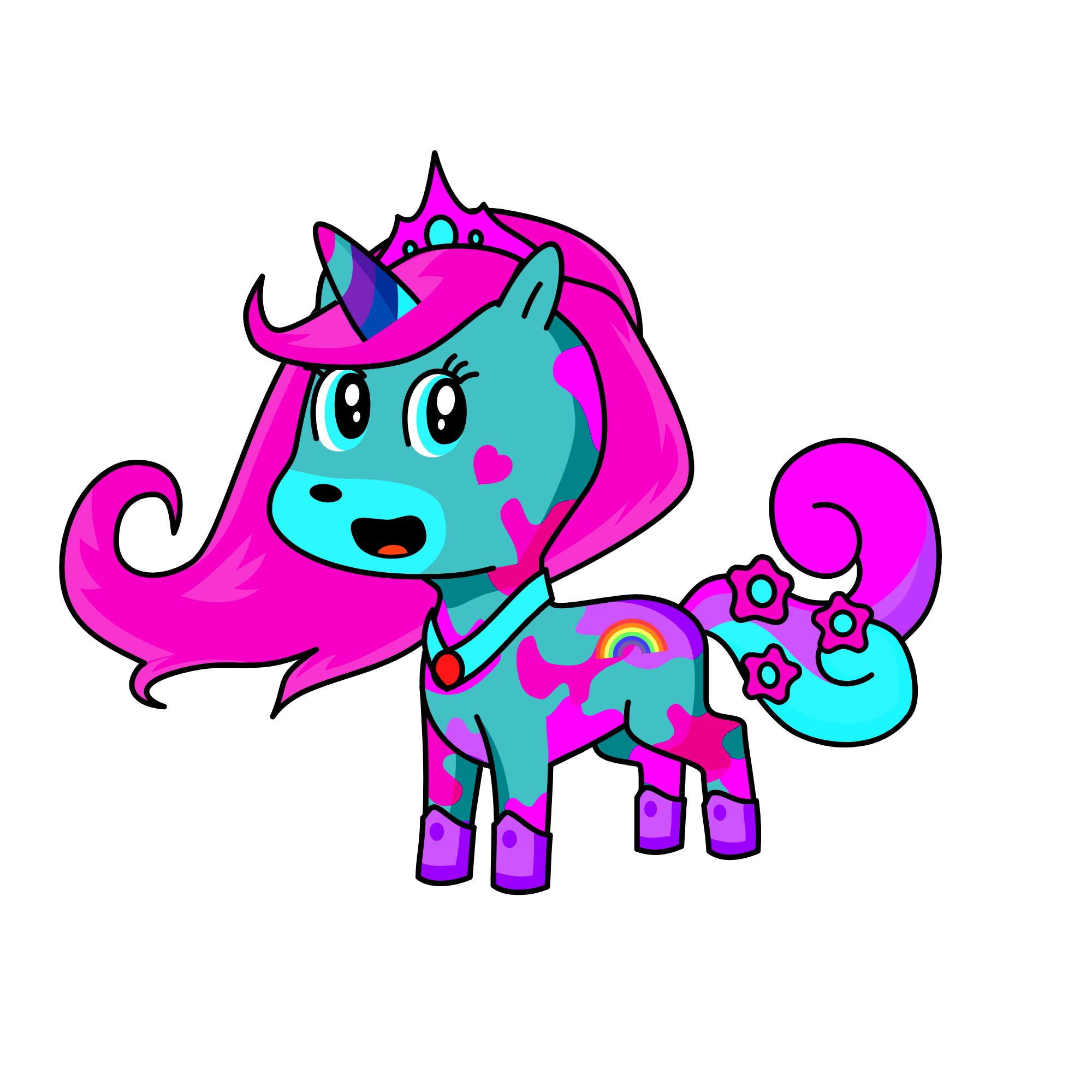 rainbow, the unicorn