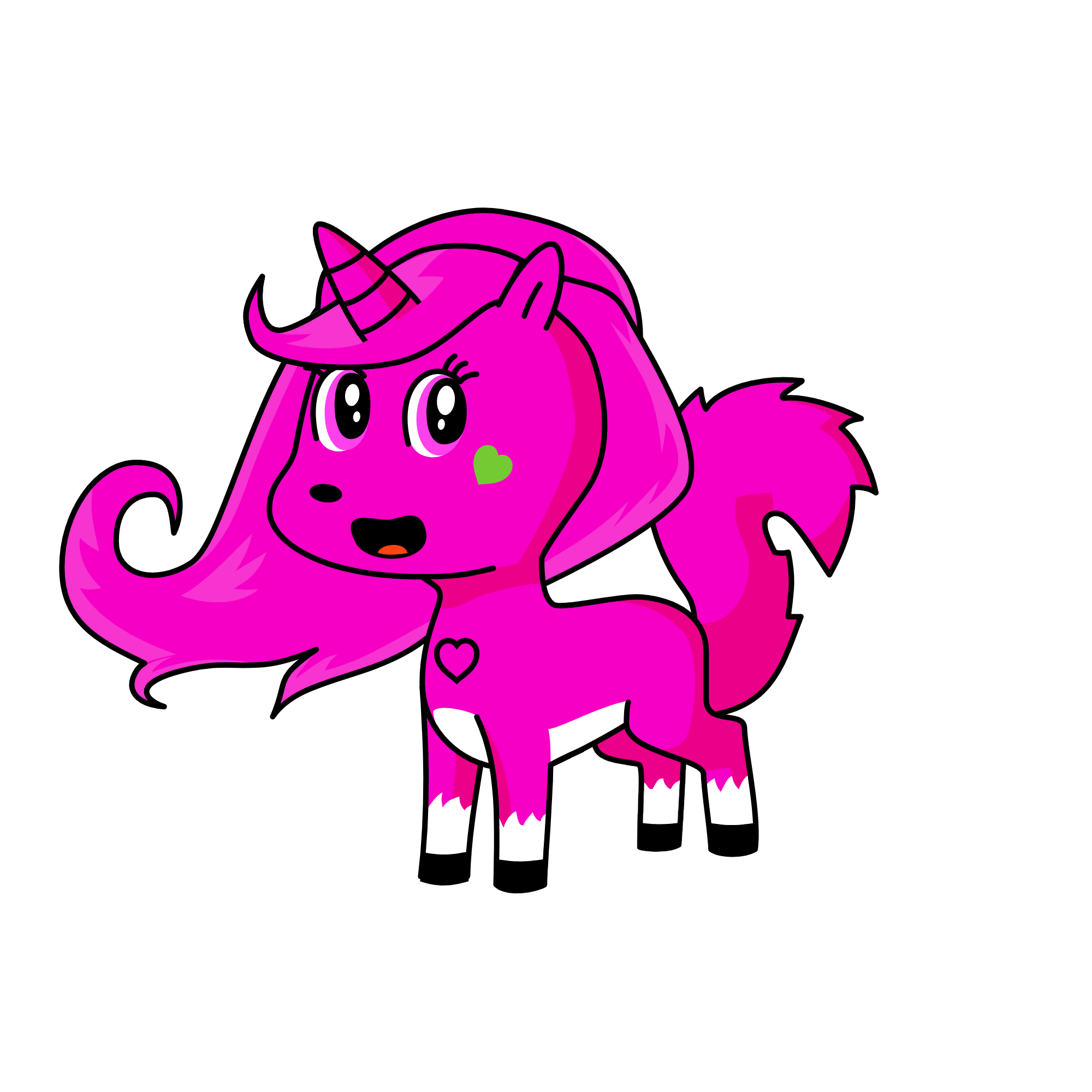 cici, the unicorn