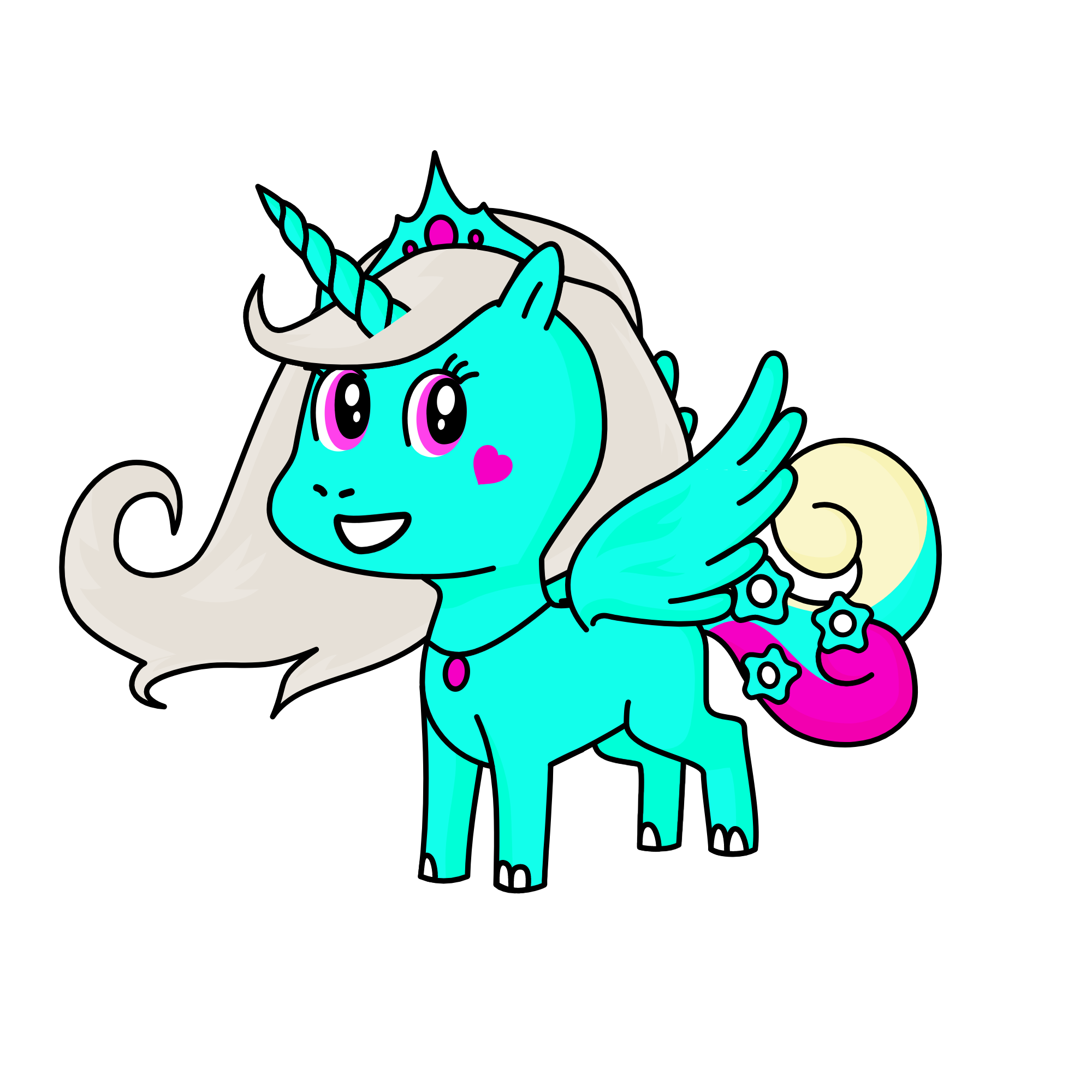 Bunny Unicorn, the unicorn