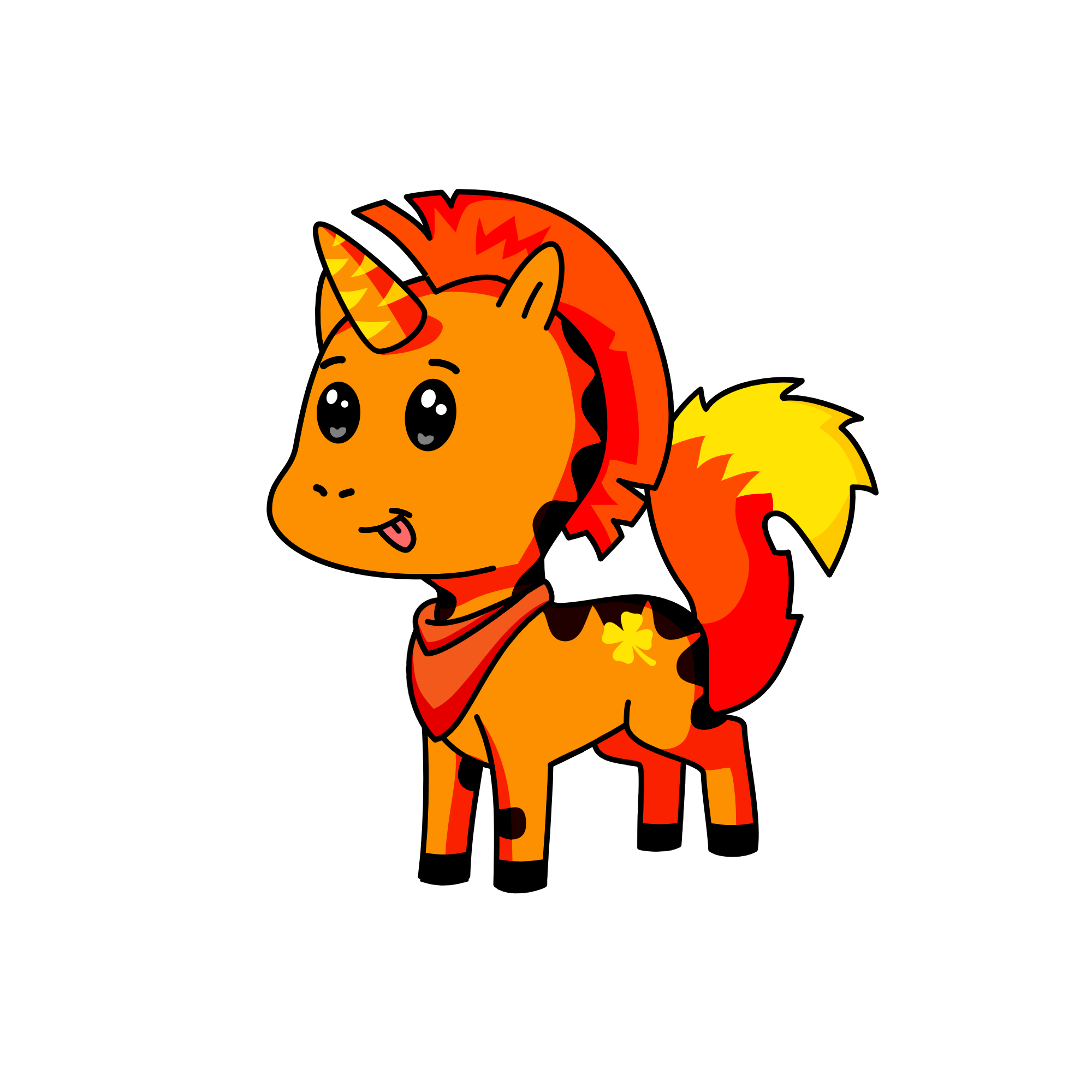 Fearsome Flame, the unicorn