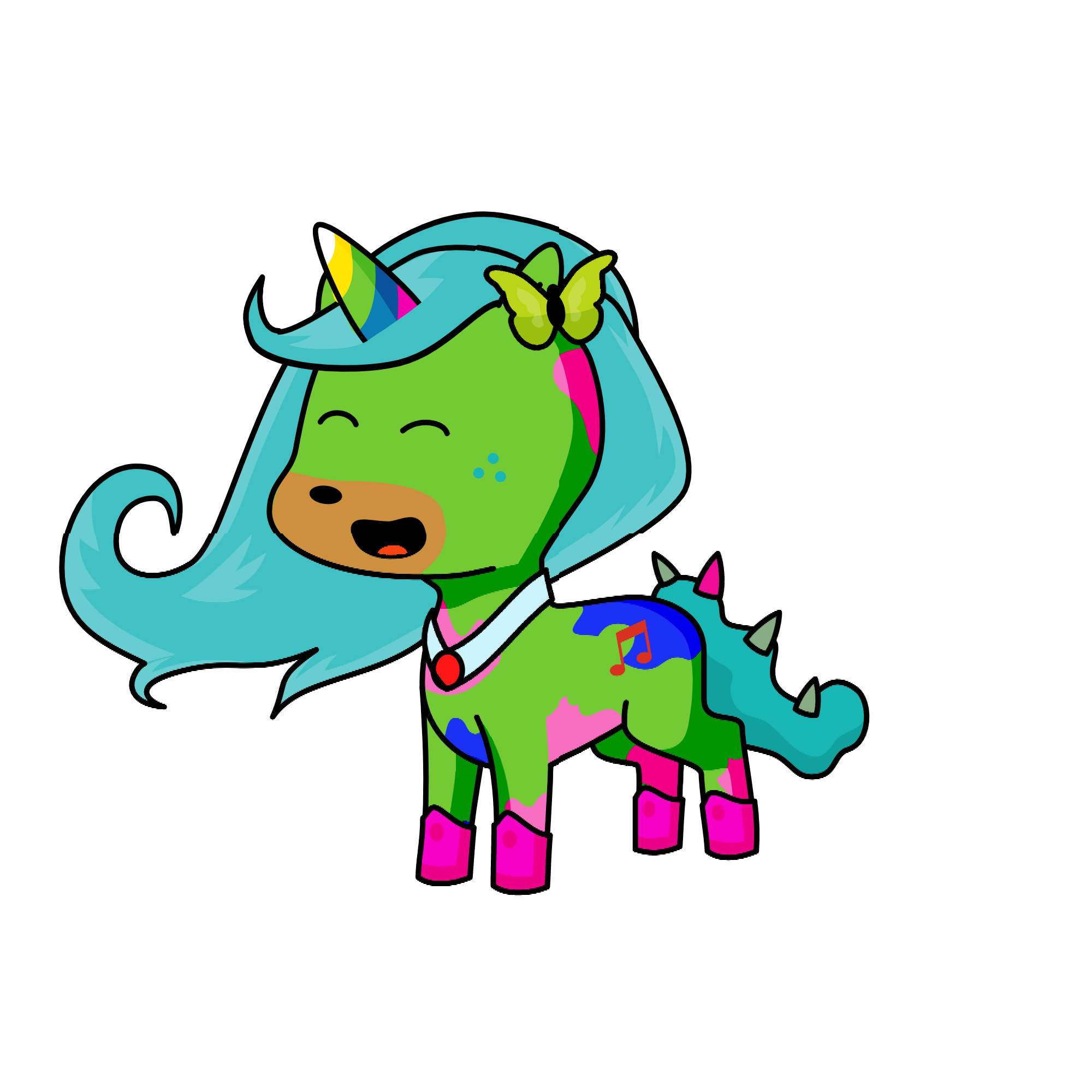 forest Charlie, the unicorn
