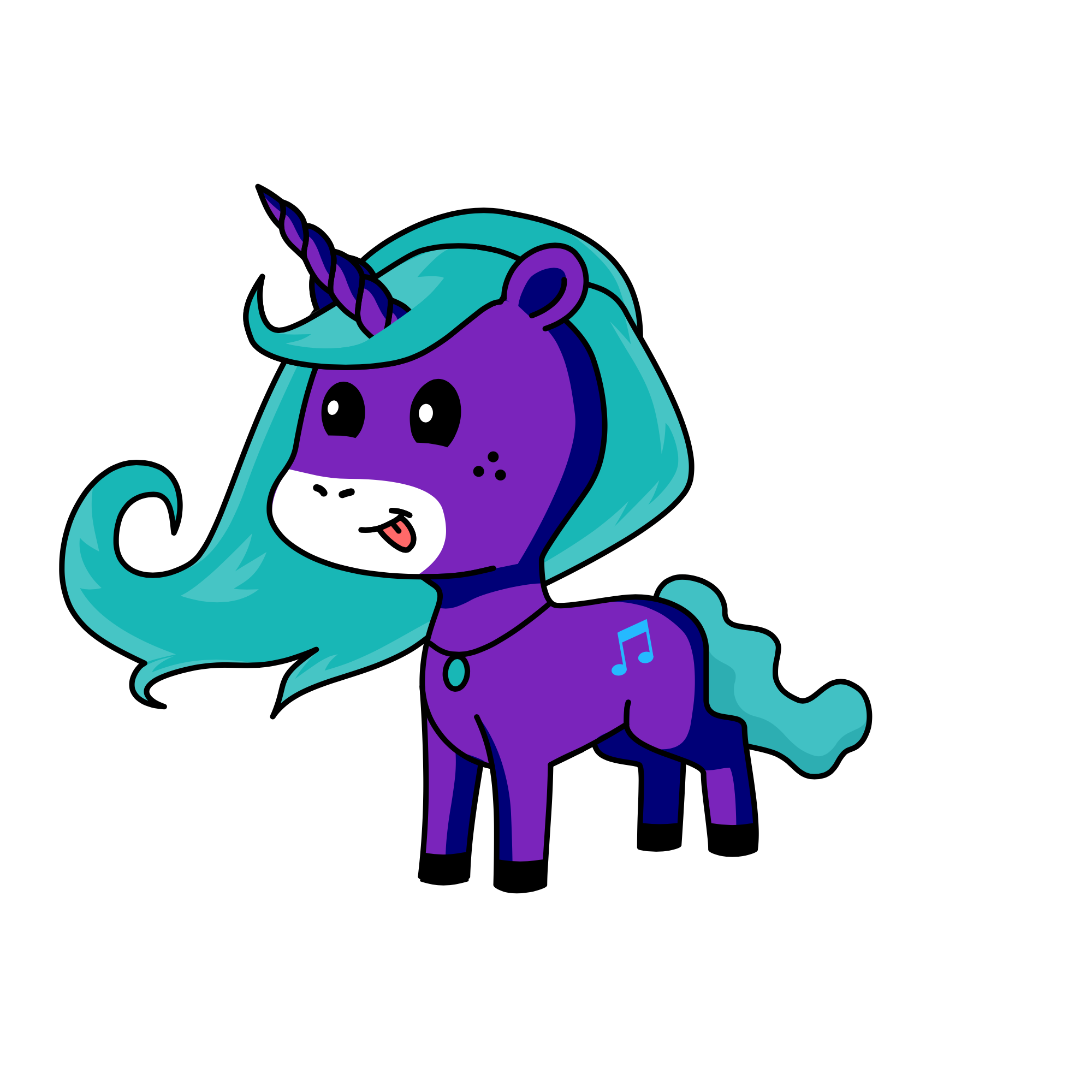 paint, the unicorn