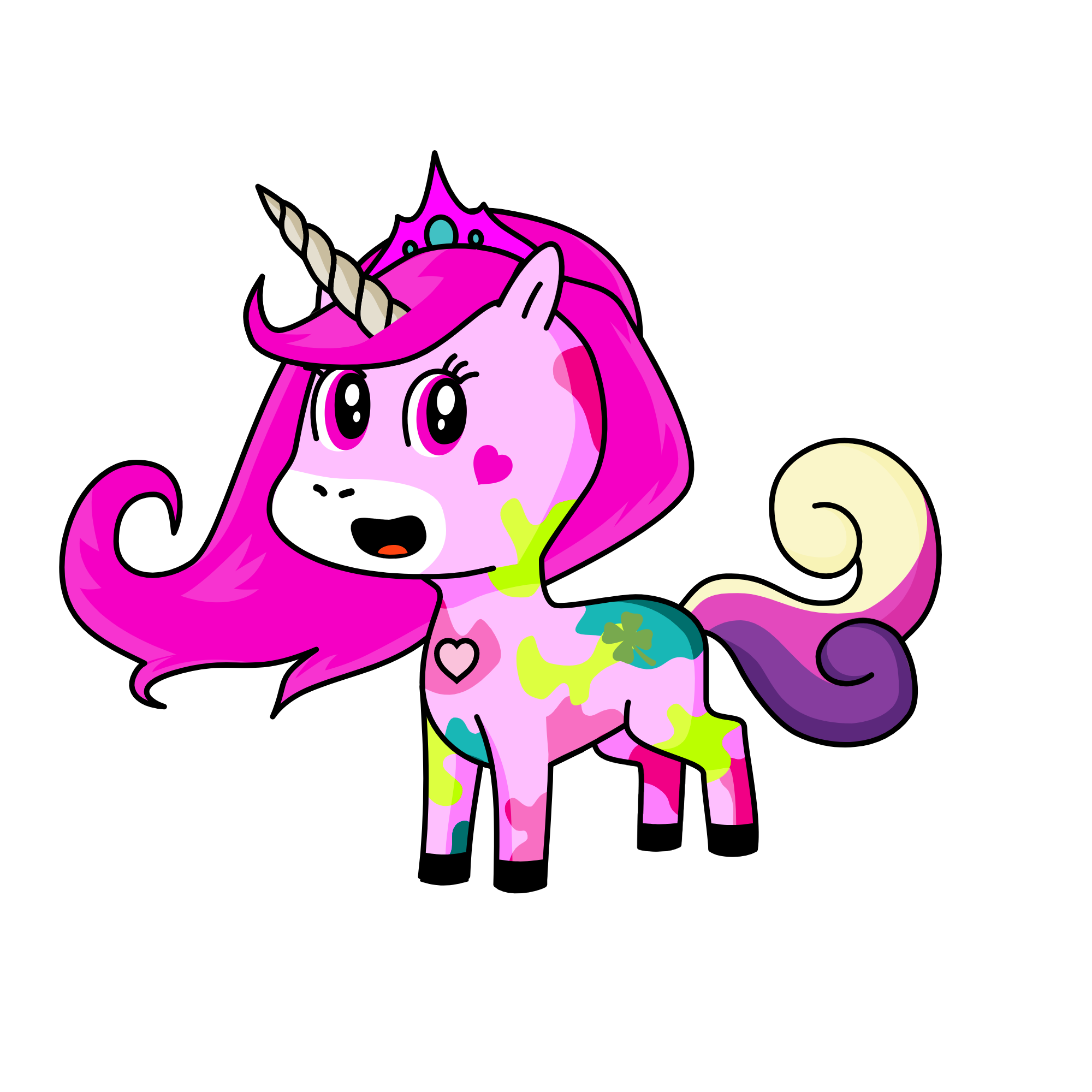 Lucky, the unicorn