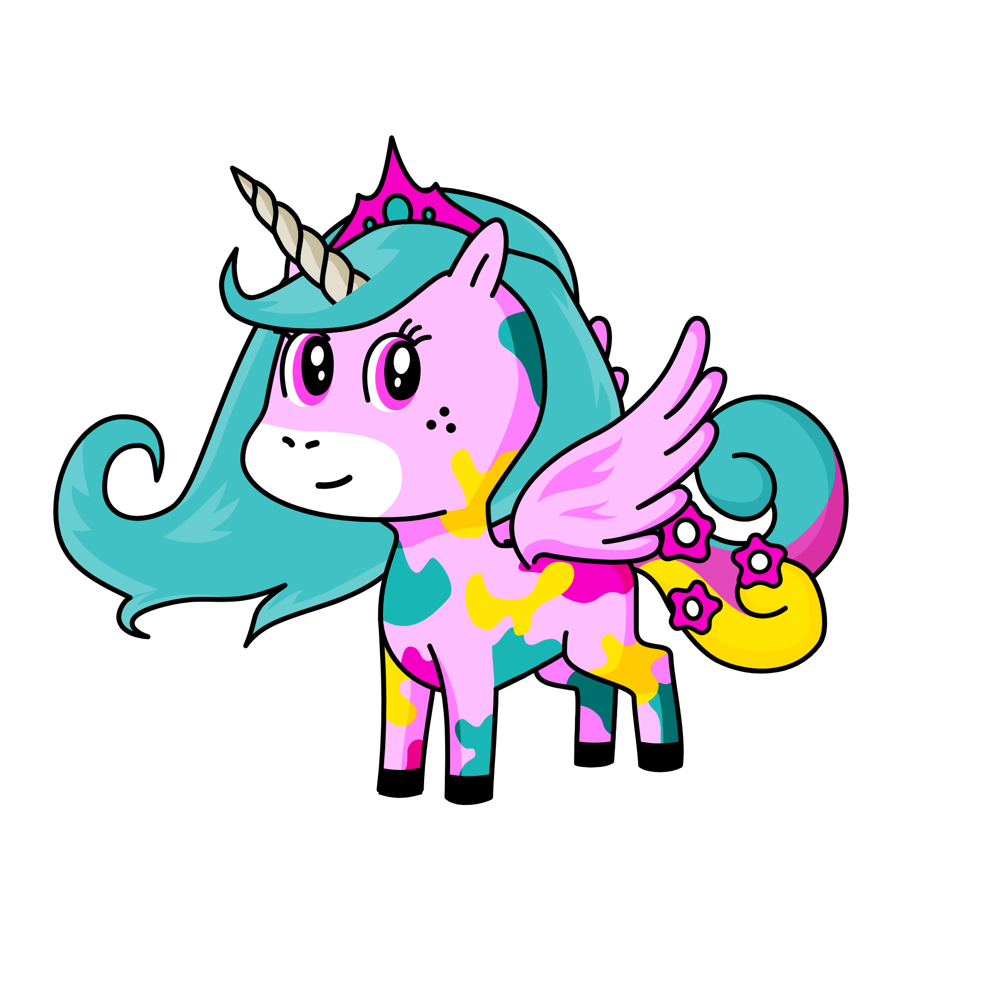 Lucky, the unicorn