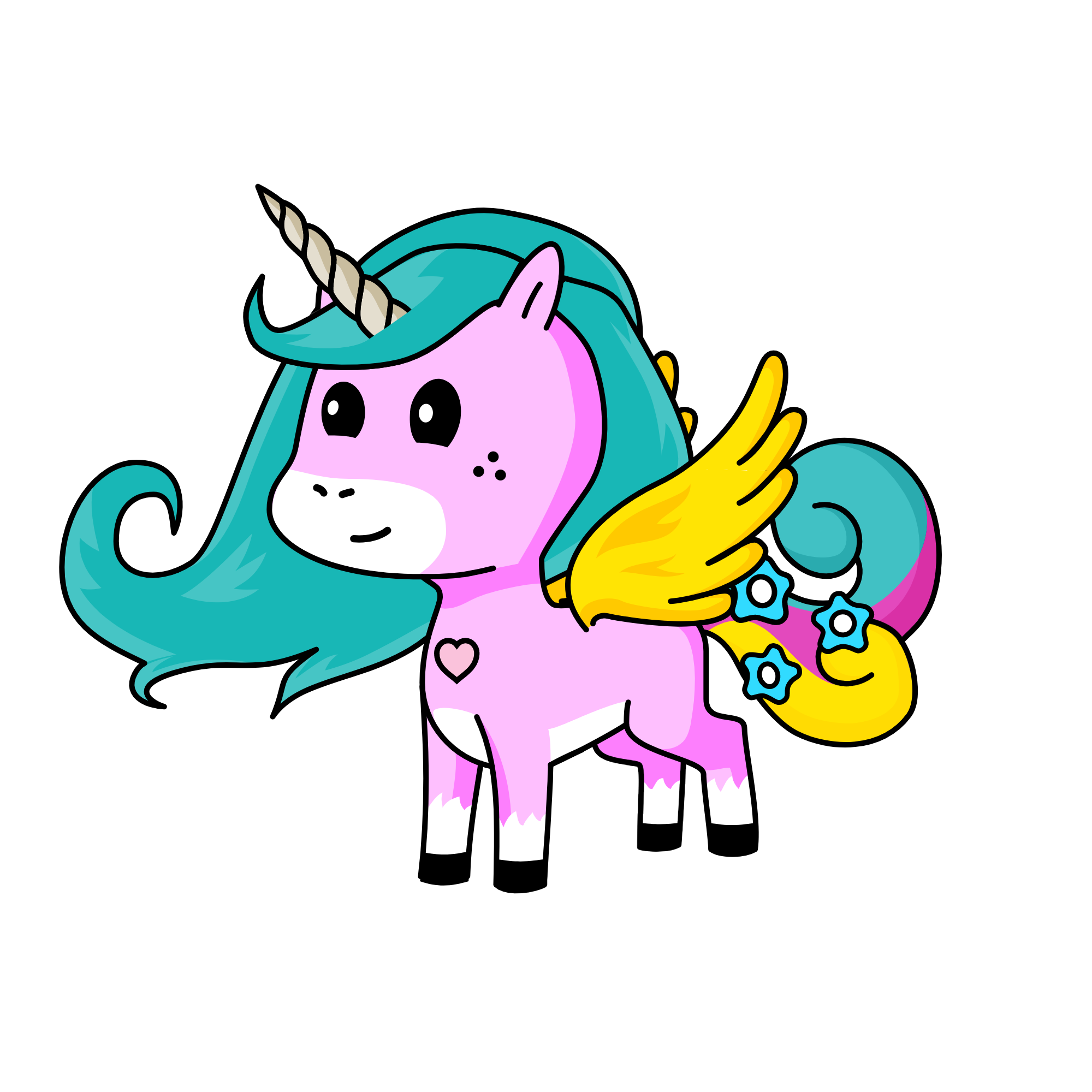 Lucky, the unicorn
