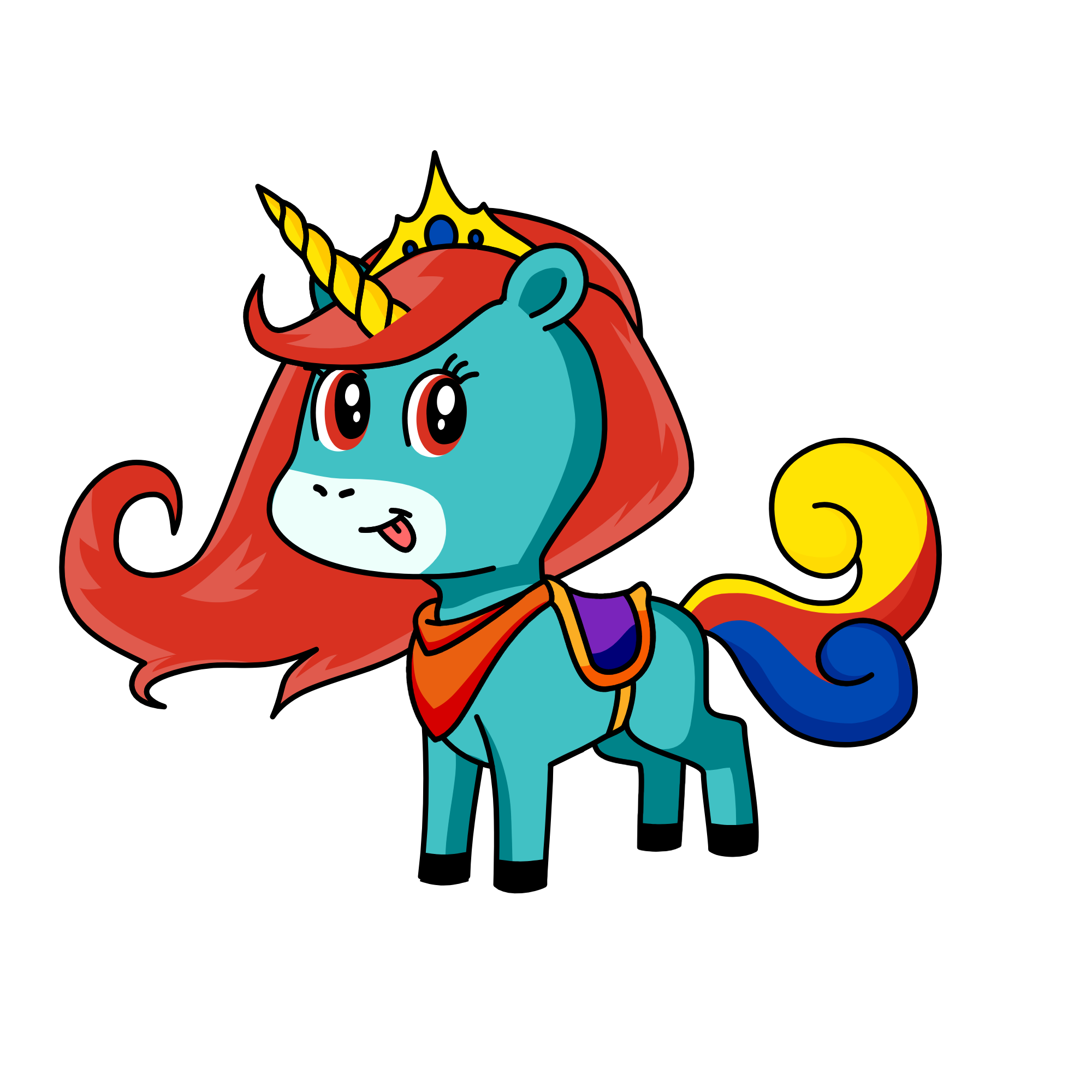 Uniprincess, the unicorn