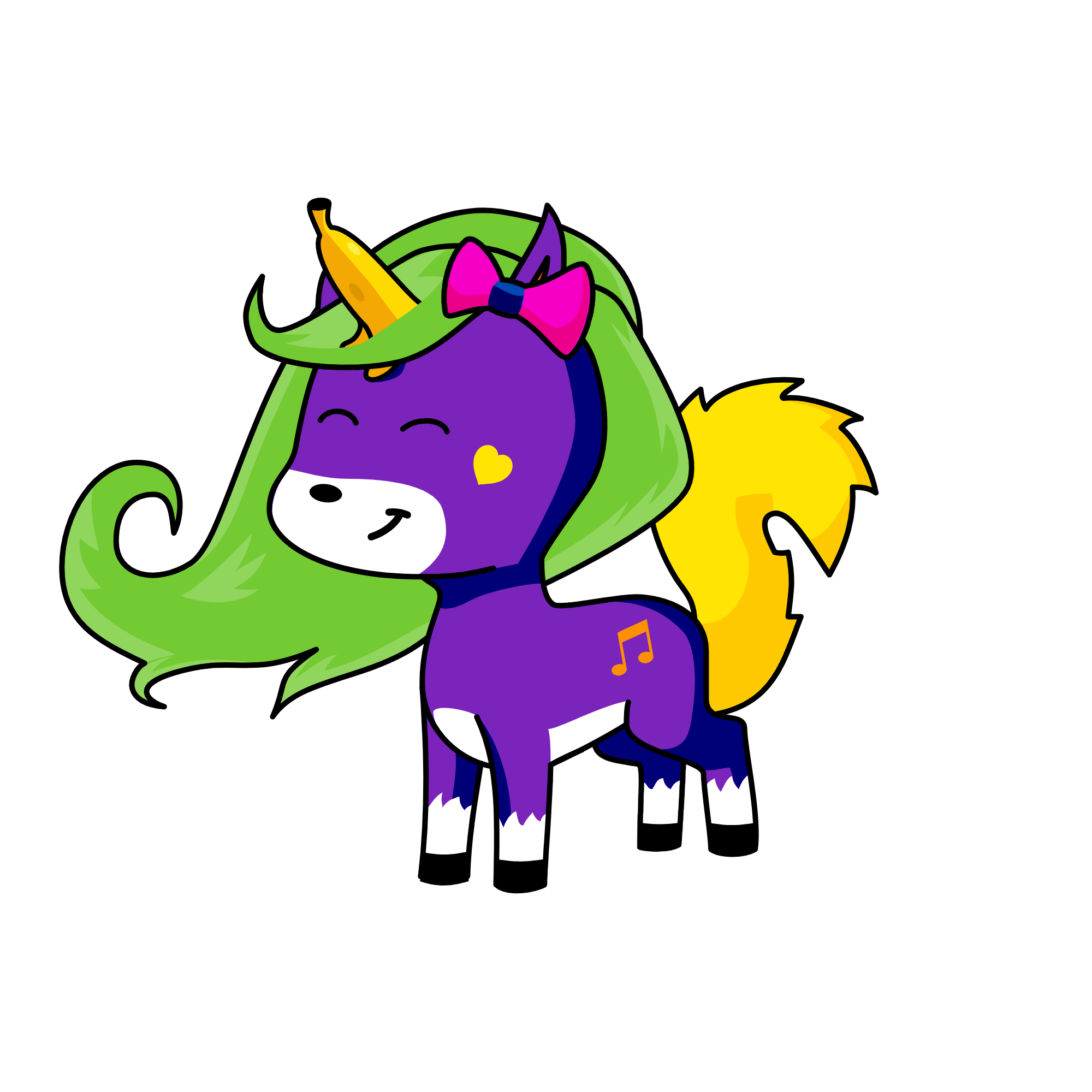 chosen randomly by younicorns, the unicorn