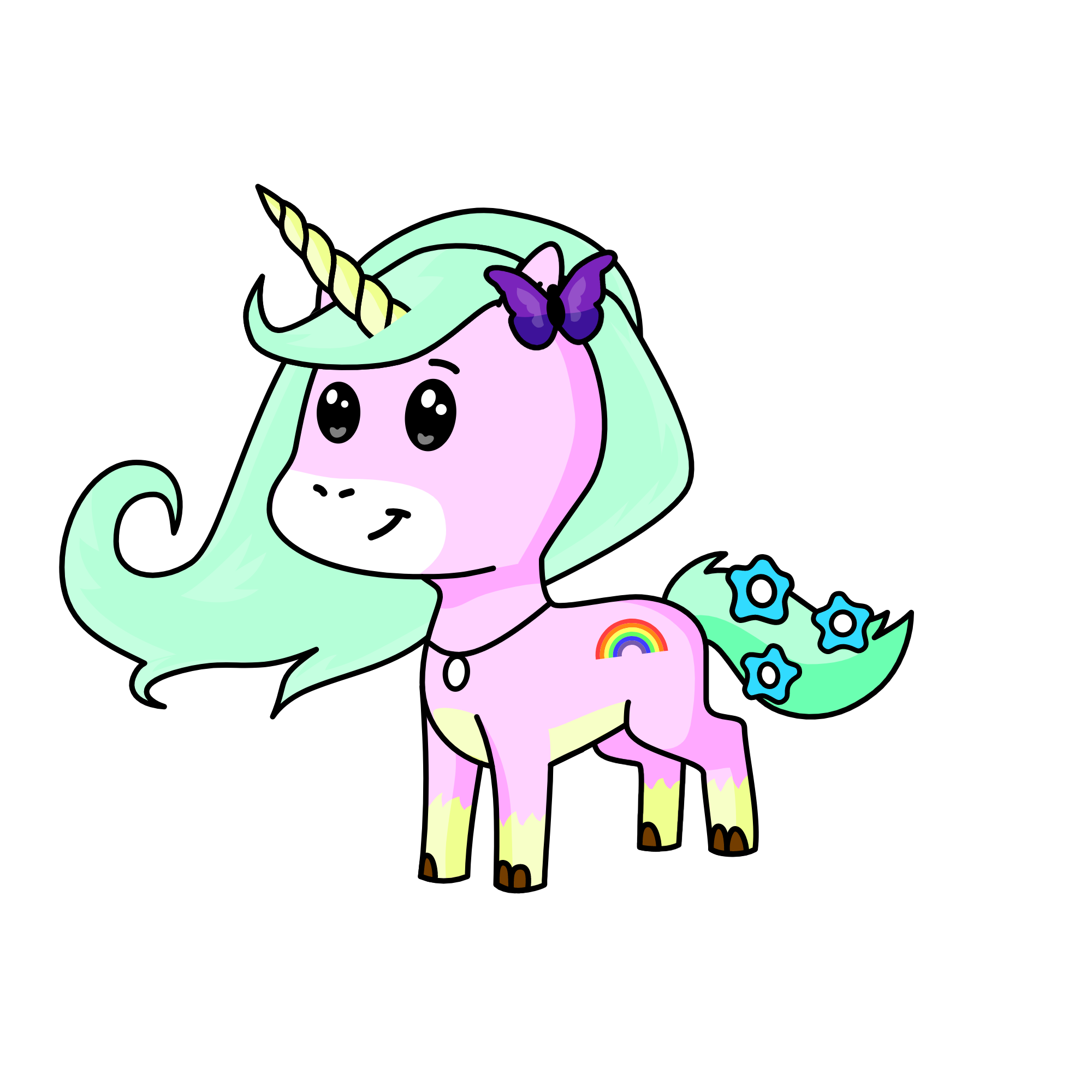 Pretty, the unicorn