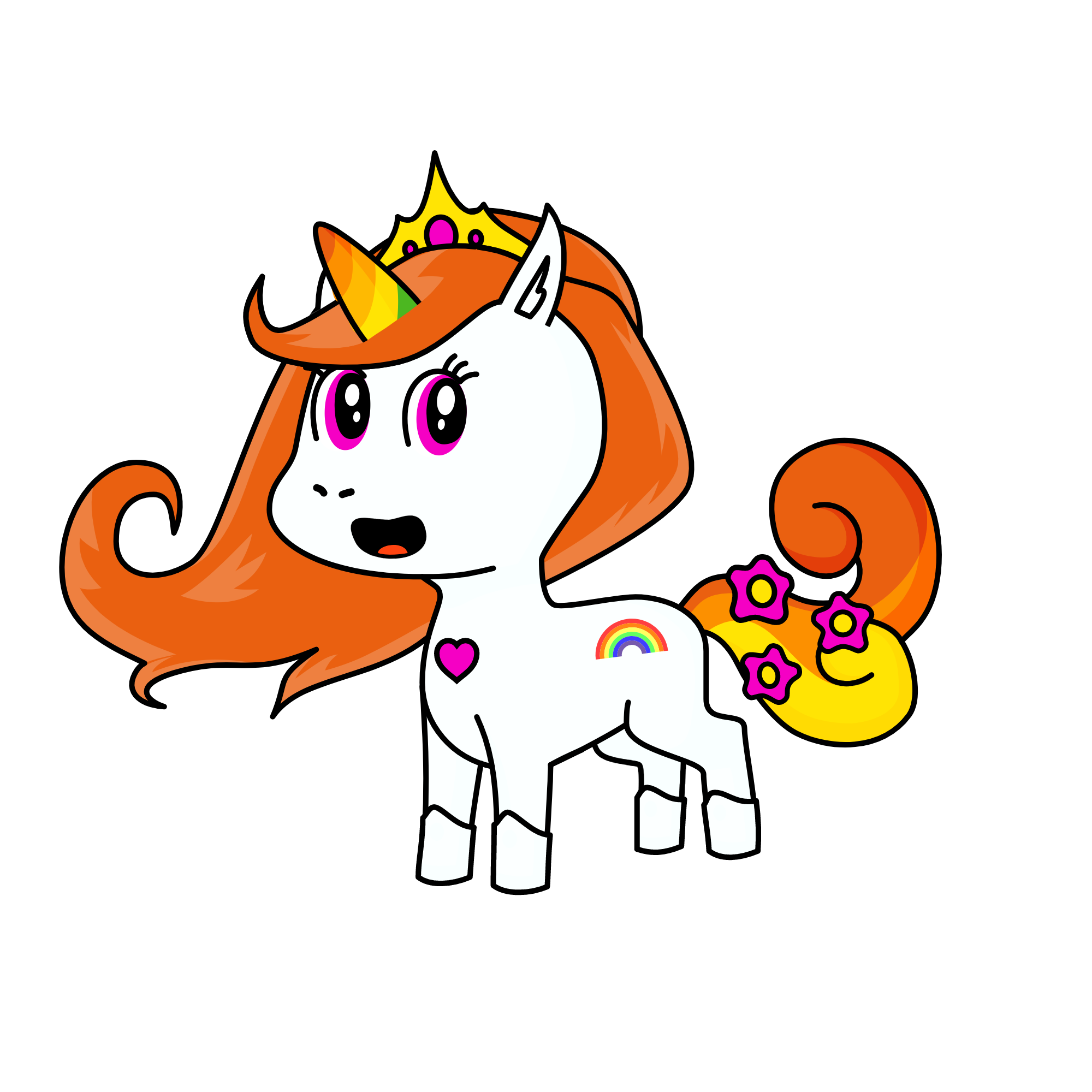 Rainbow Unicorn, the unicorn