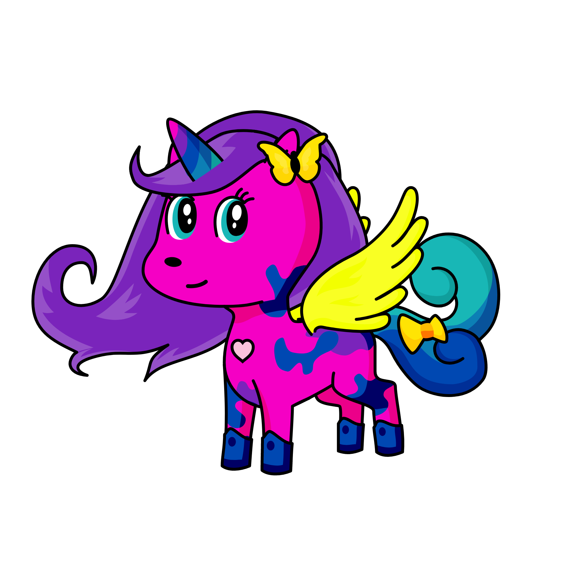 Brighty, the unicorn