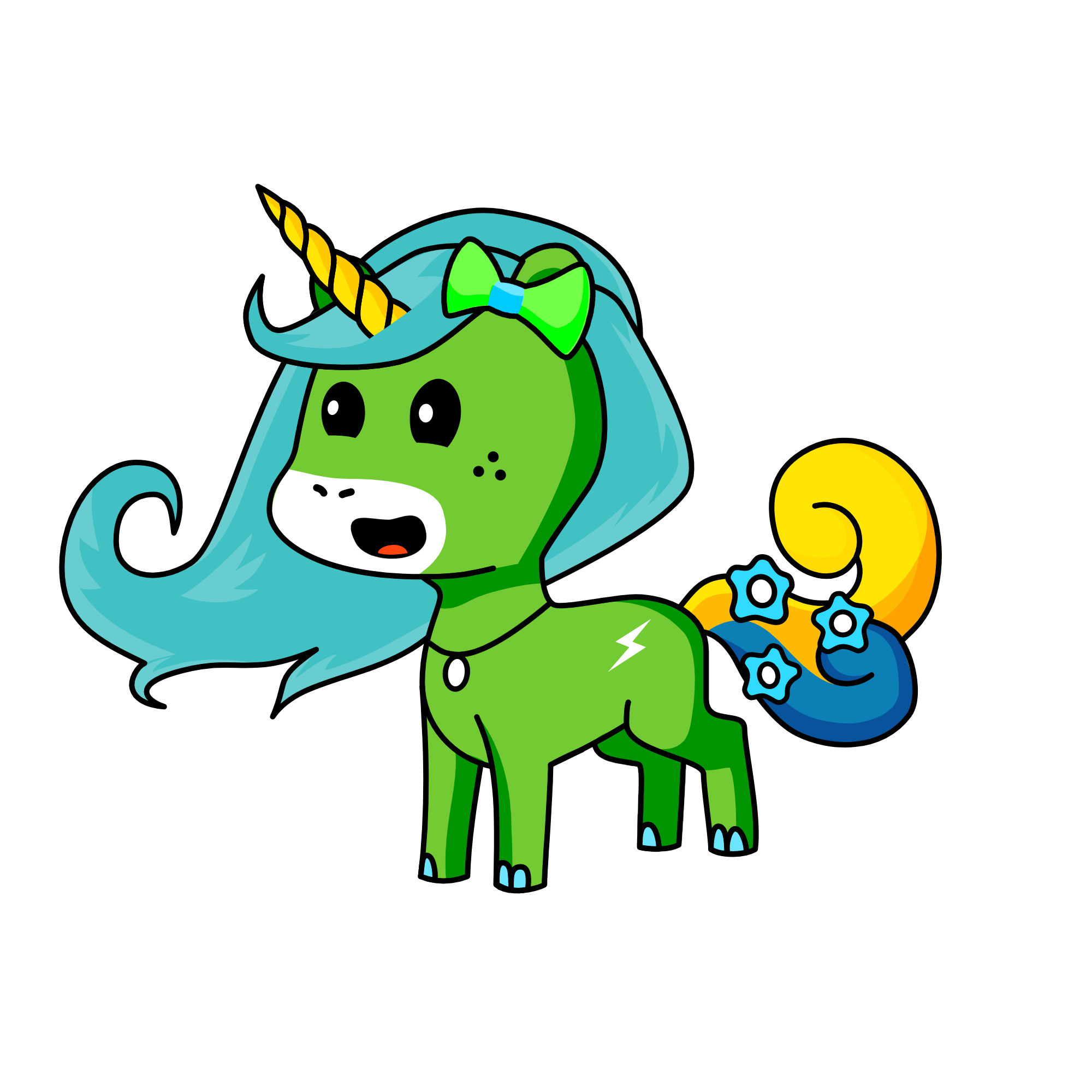 Boberta, the unicorn