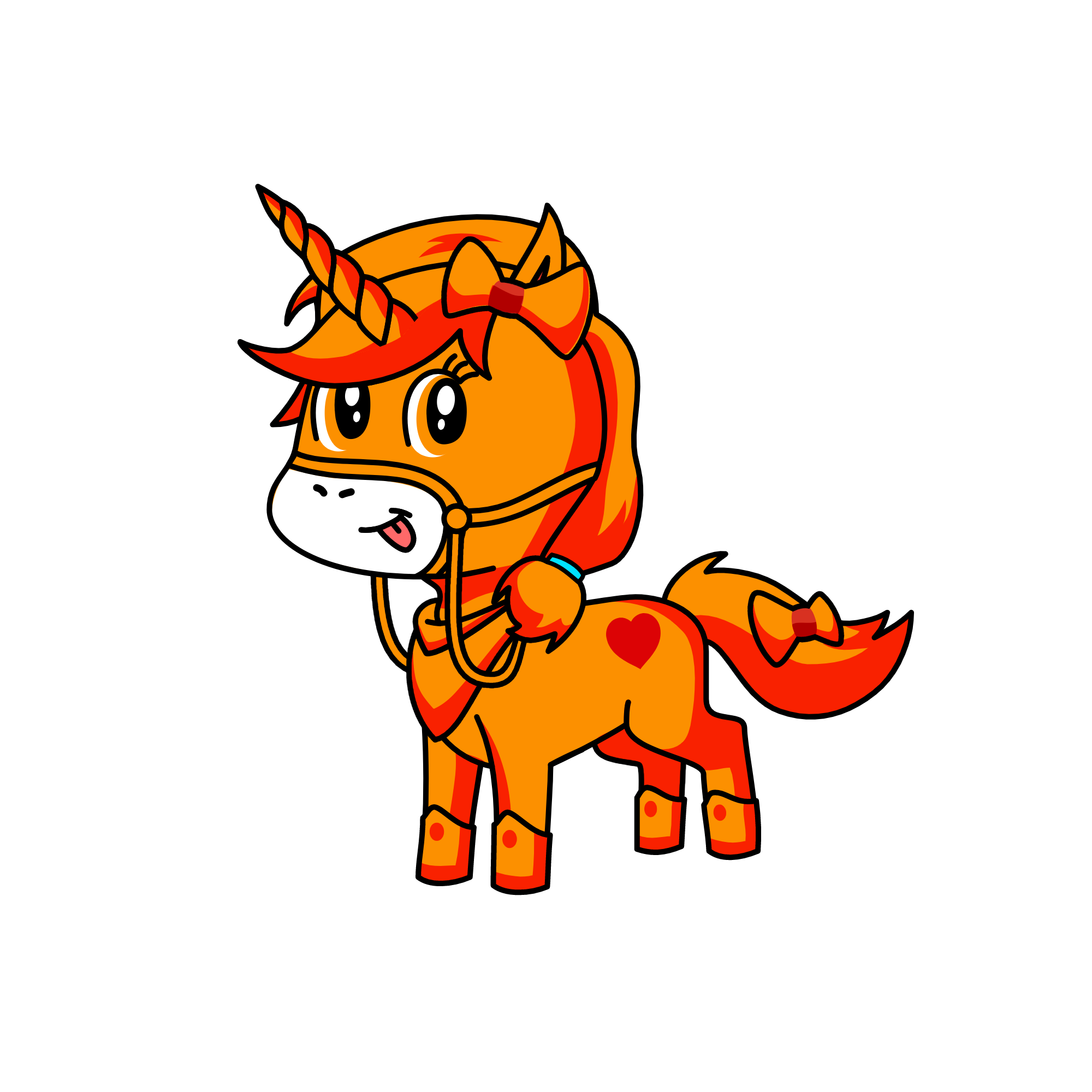 All Orange!!!, the unicorn