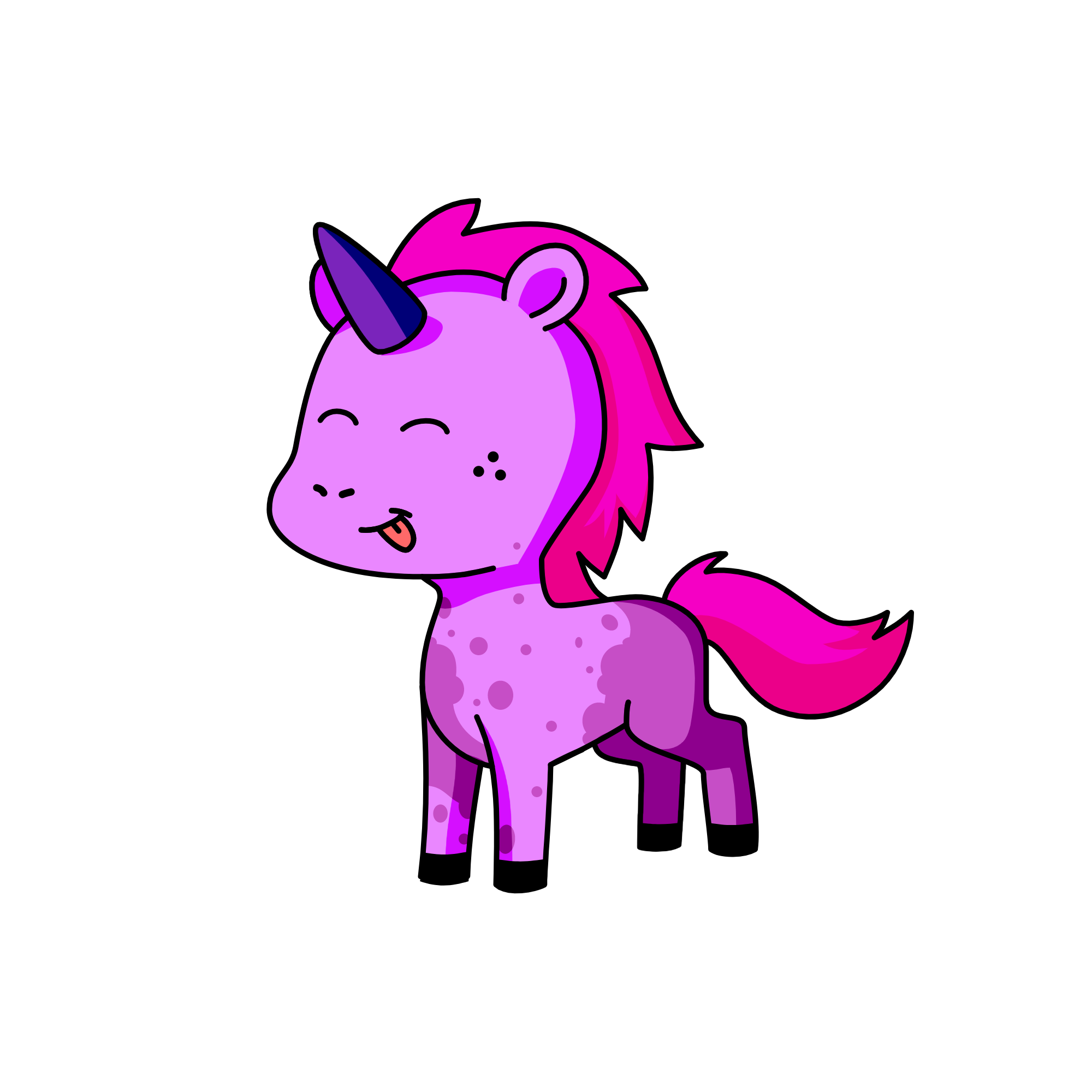Pinky, the unicorn