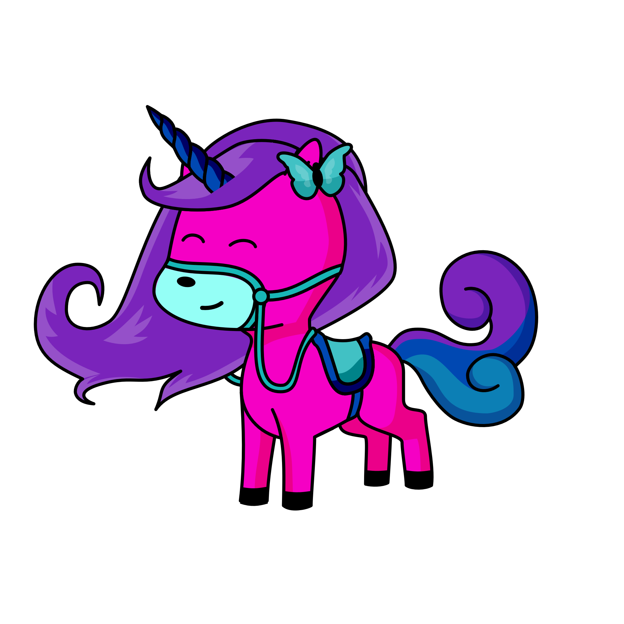 rose, the unicorn