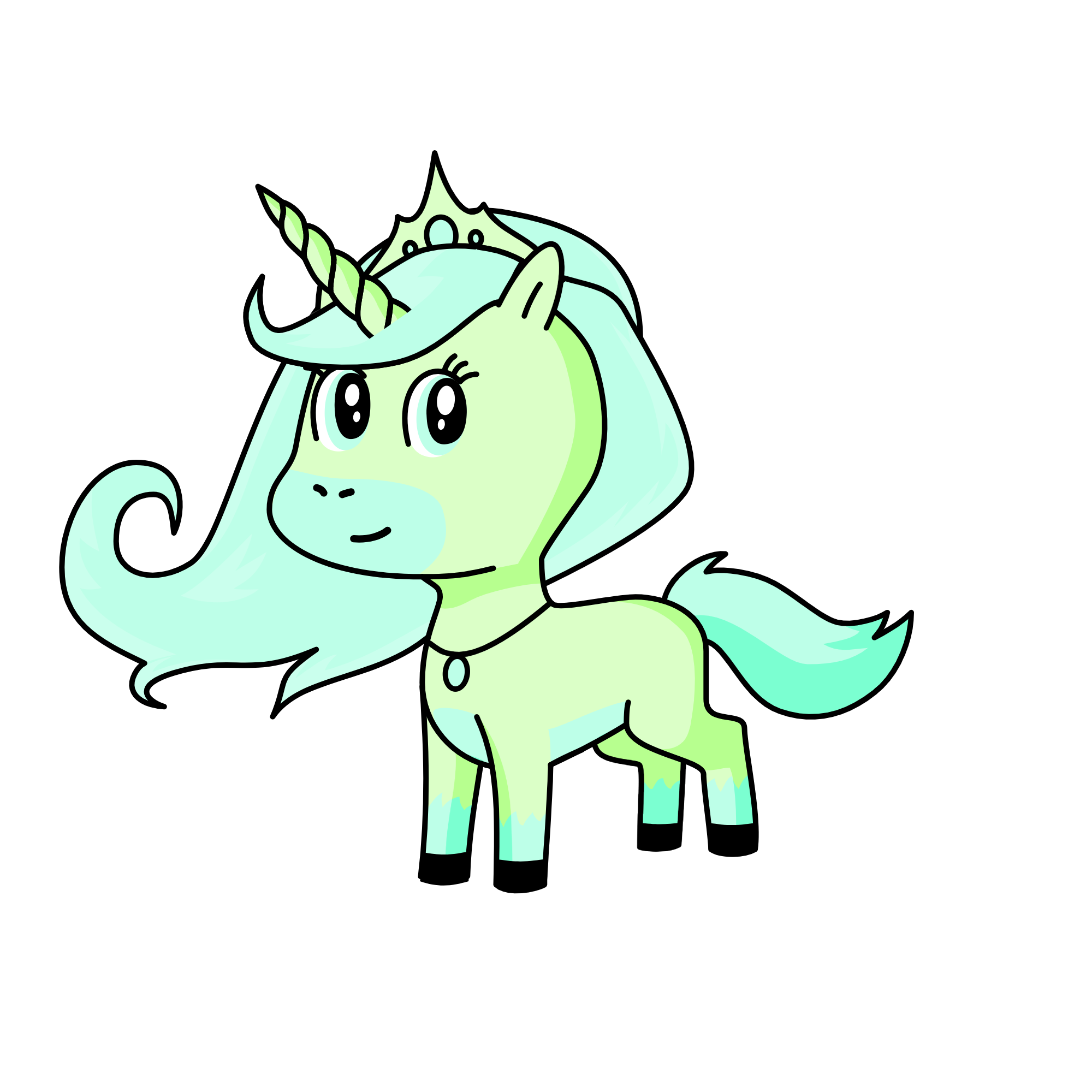 Sea Foam, the unicorn