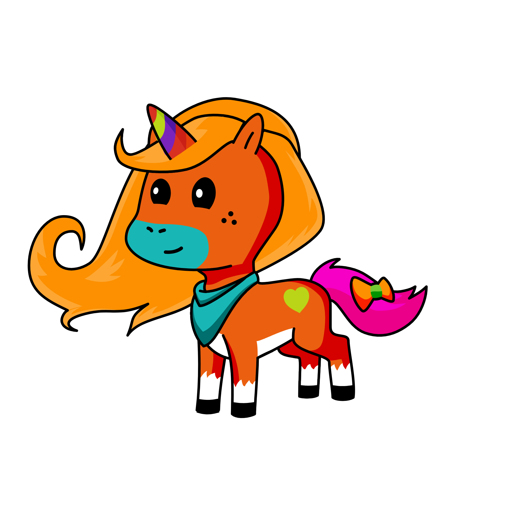 Deserty, the unicorn