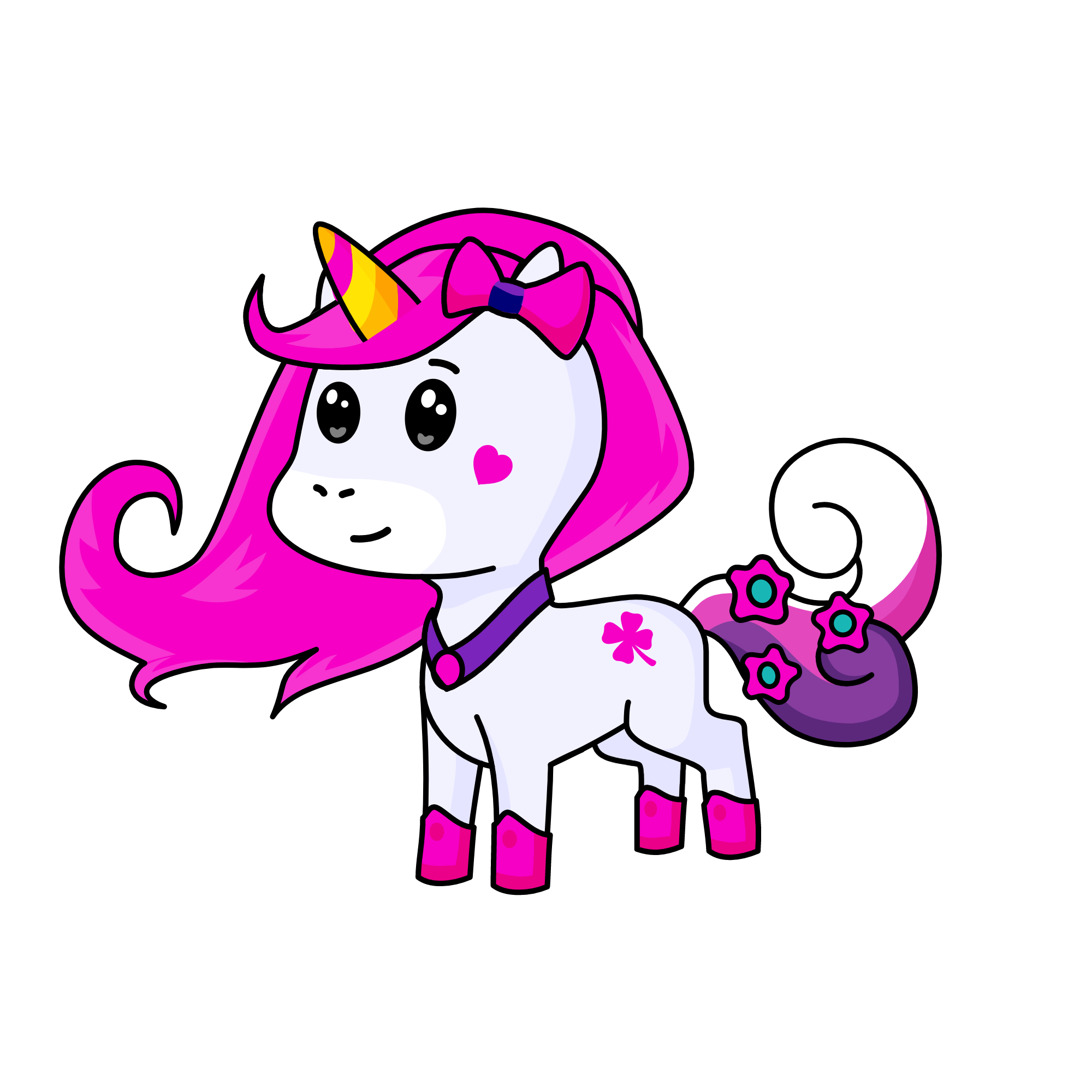 Rosinha fofinha, the unicorn
