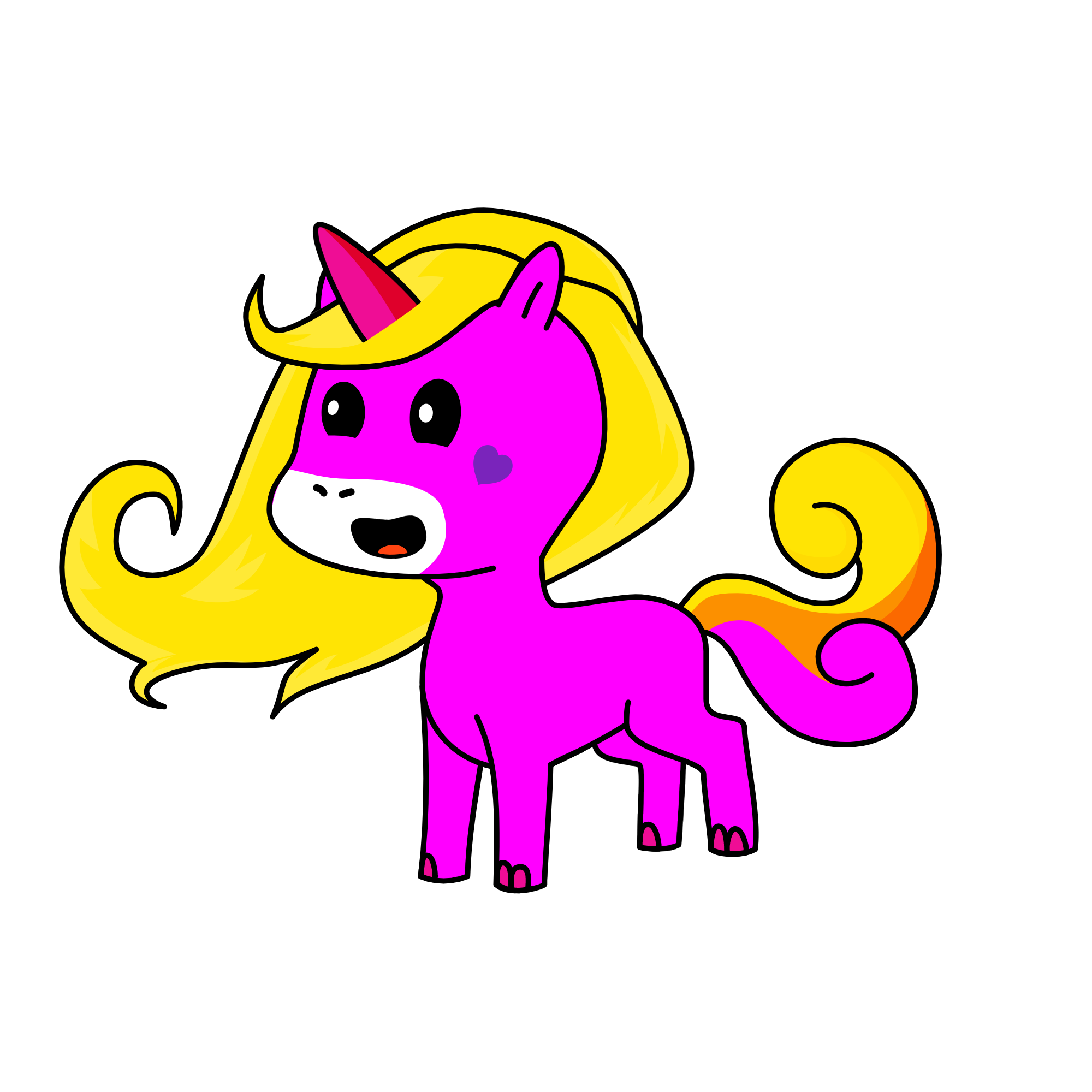Fofy, the unicorn
