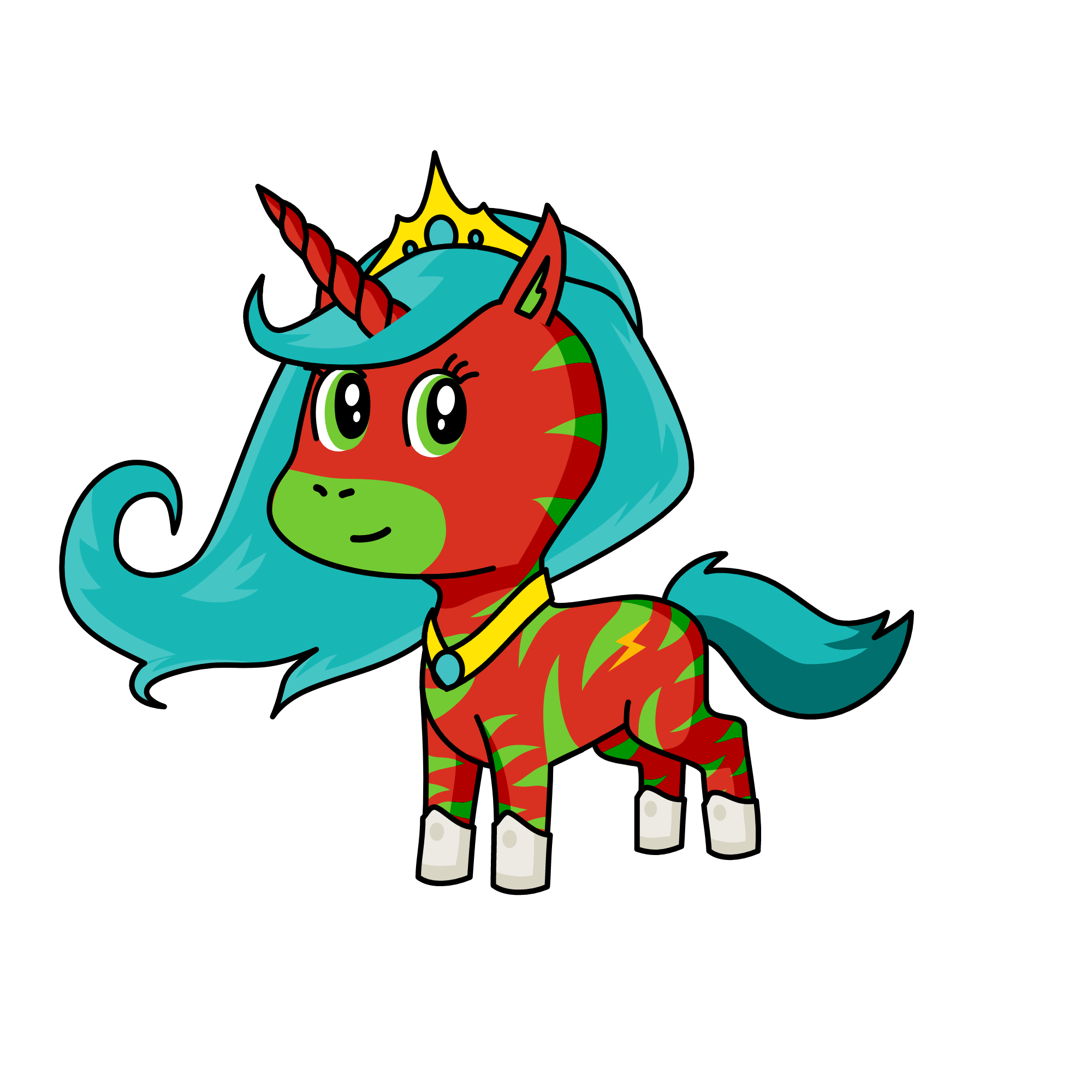 Crystal, the unicorn