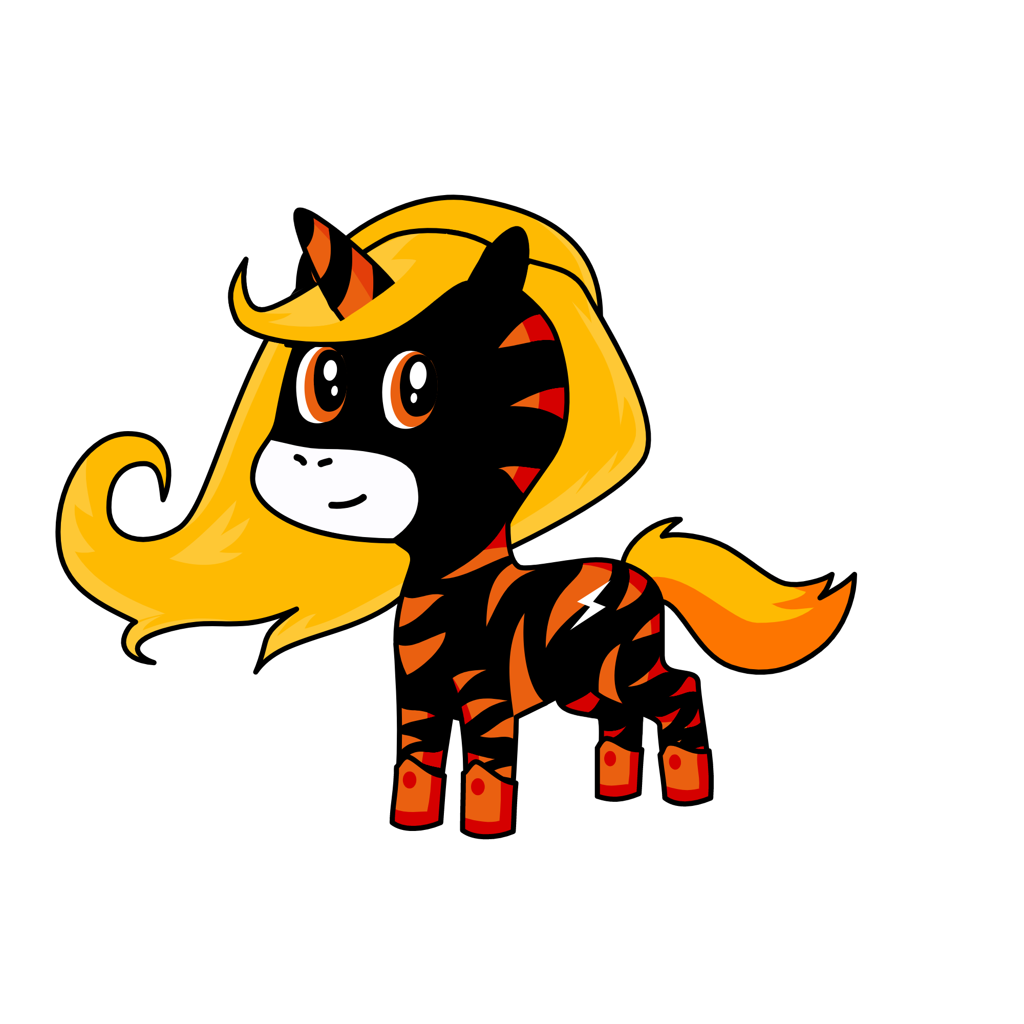 Tigrinha, the unicorn