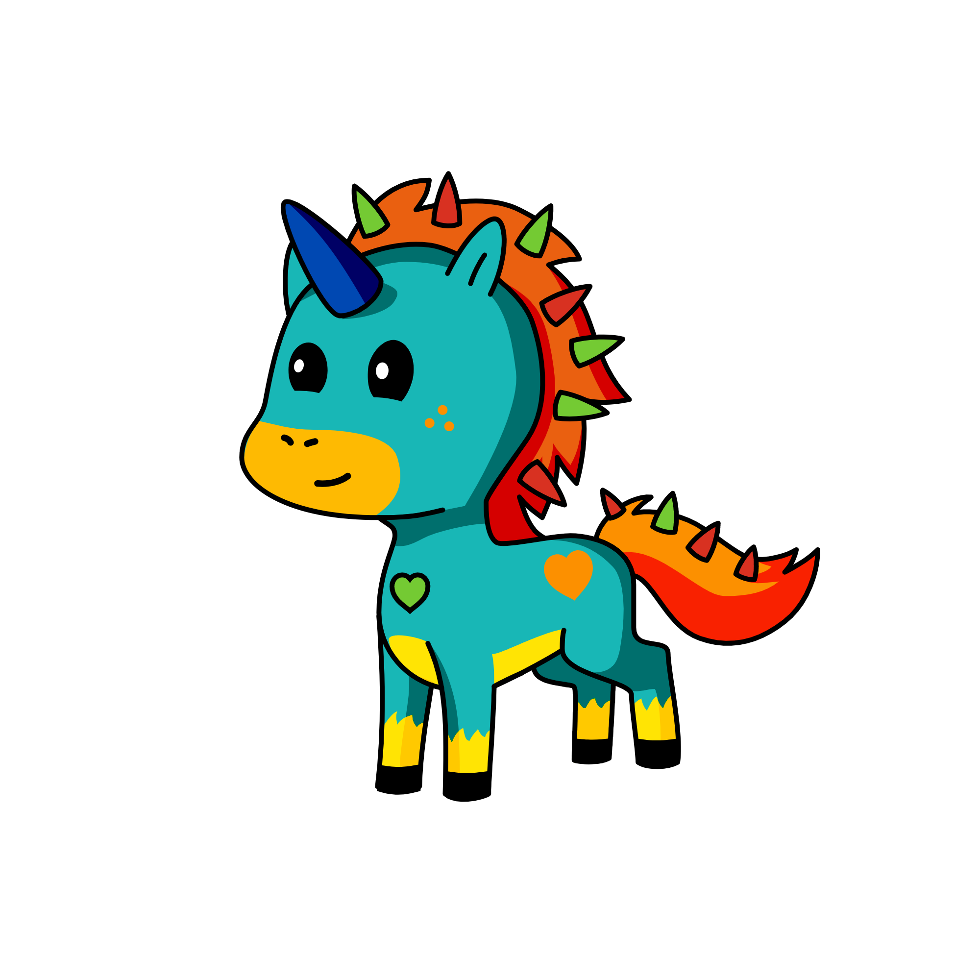 spike, the unicorn