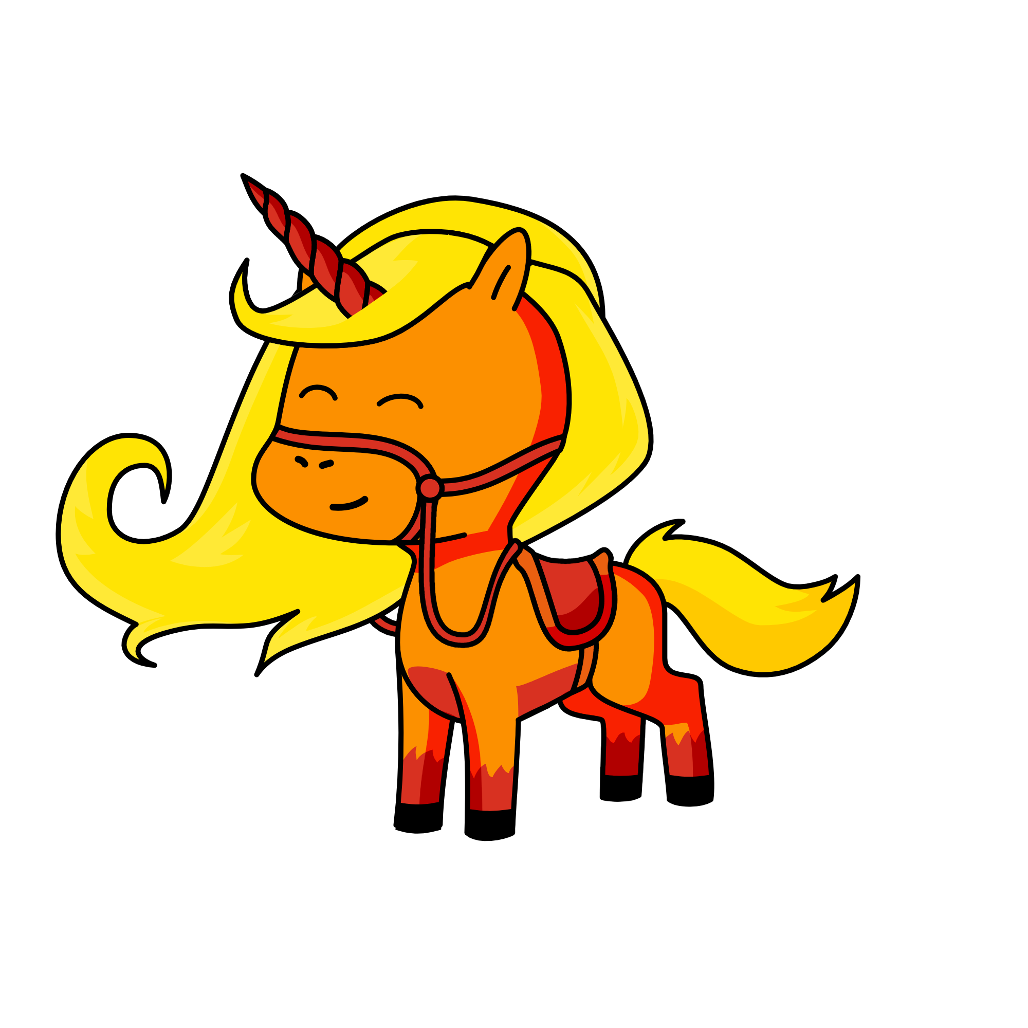 Fire, the unicorn