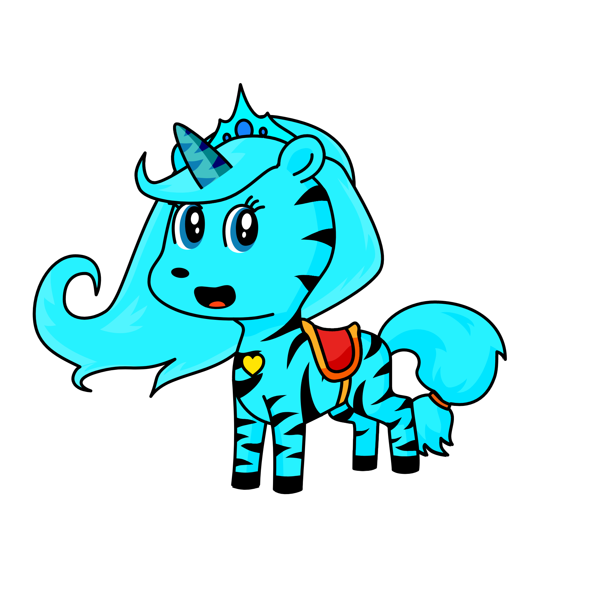 Ariel, the unicorn