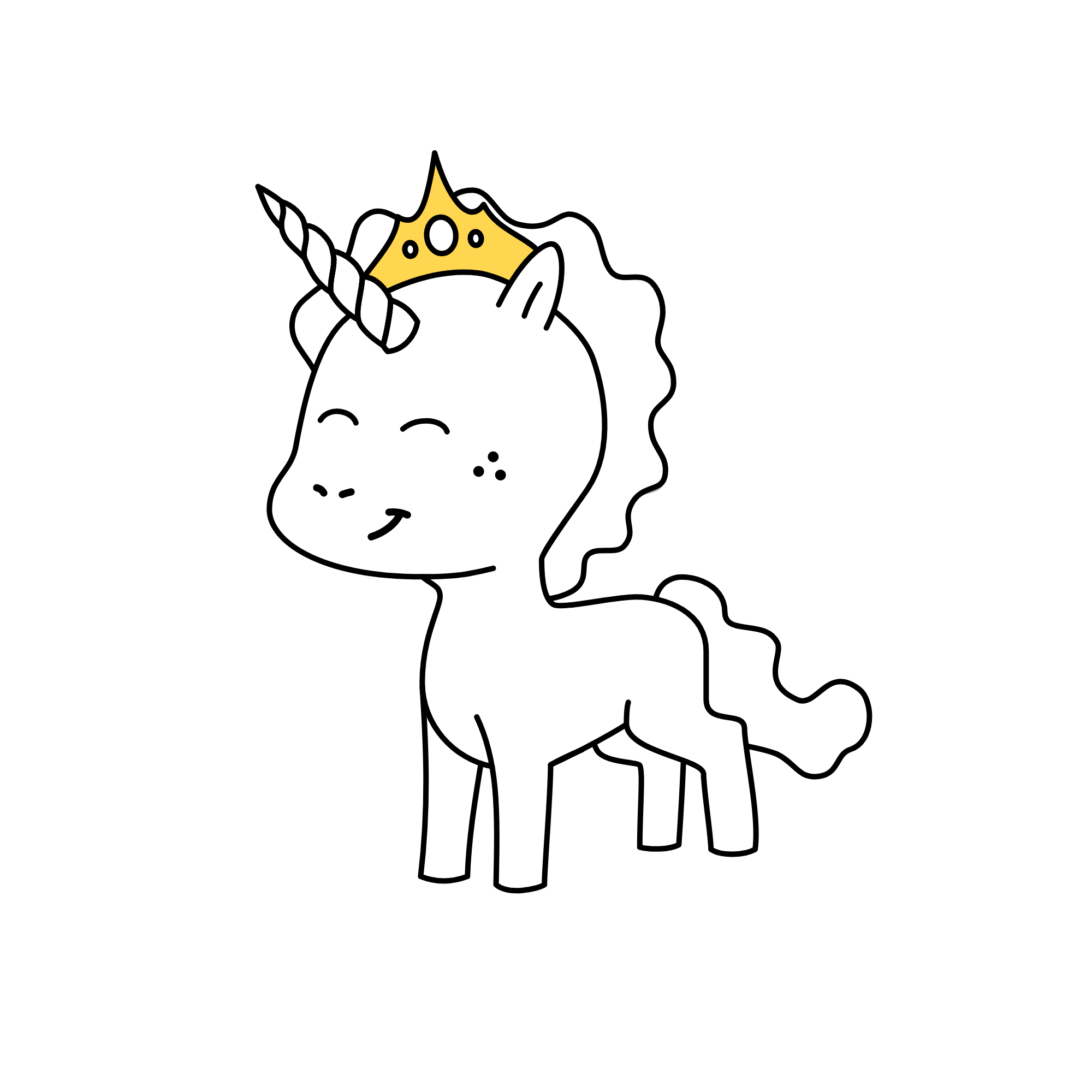 Cloud king, the unicorn