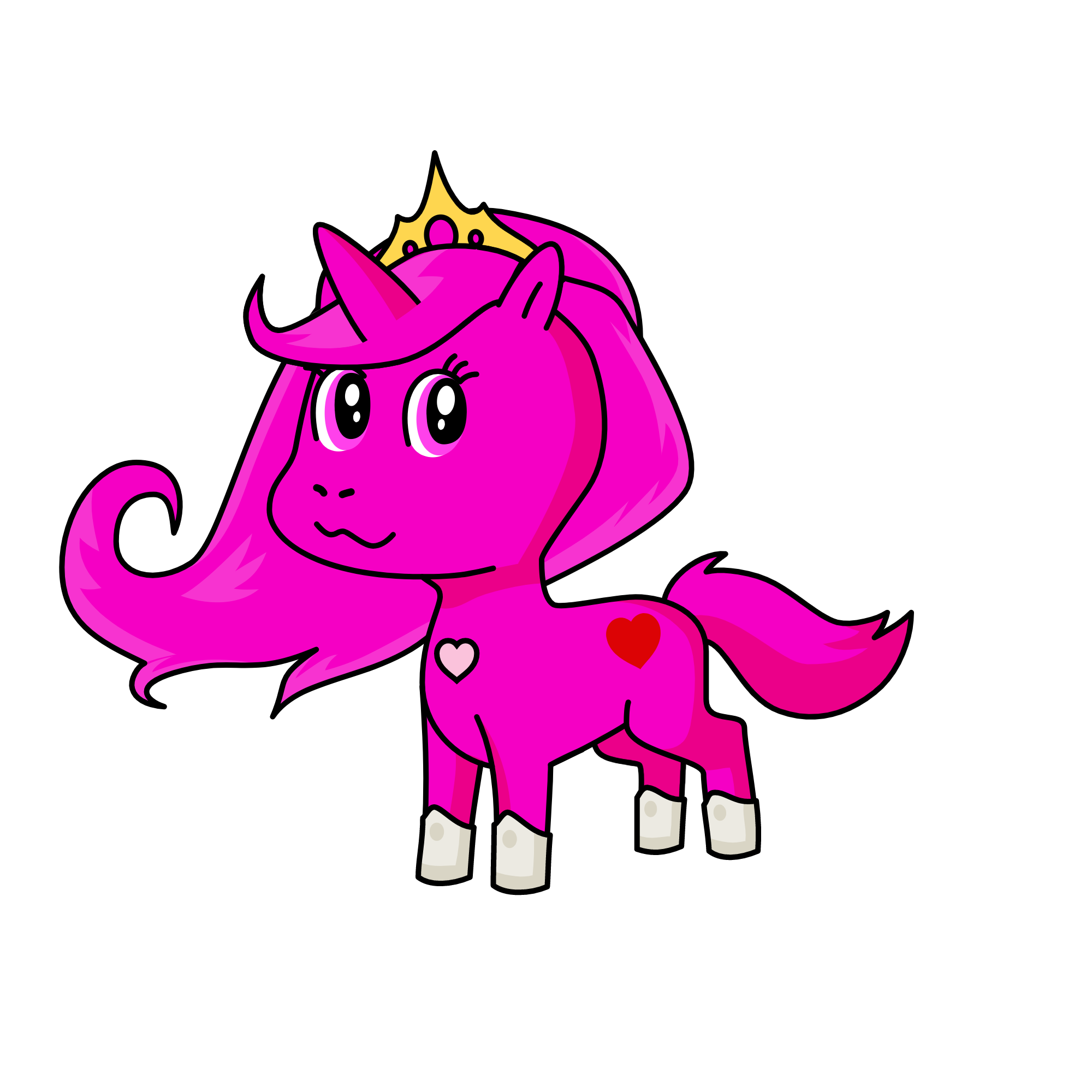Love Unicorn, the unicorn