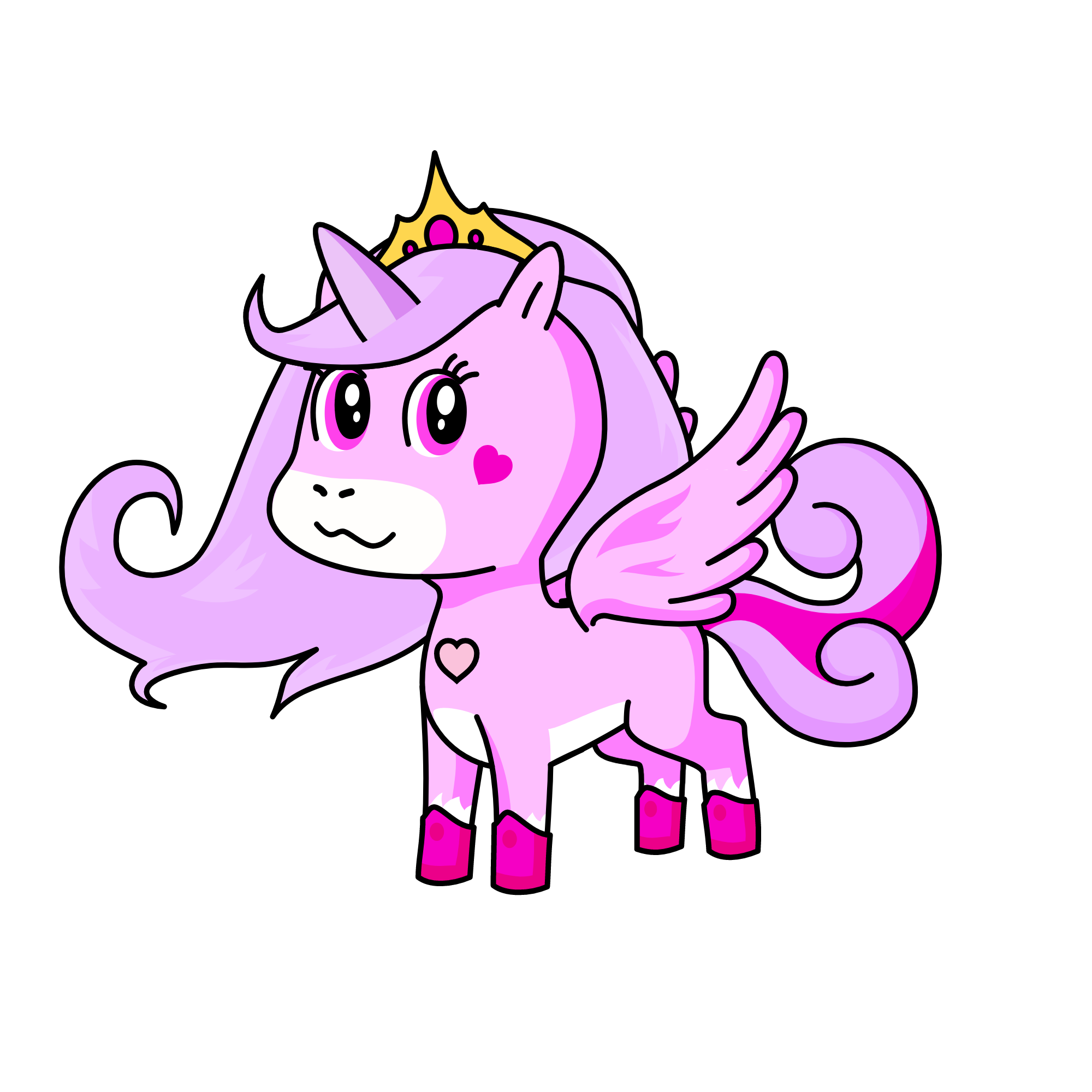 Shine In A Dark, the unicorn