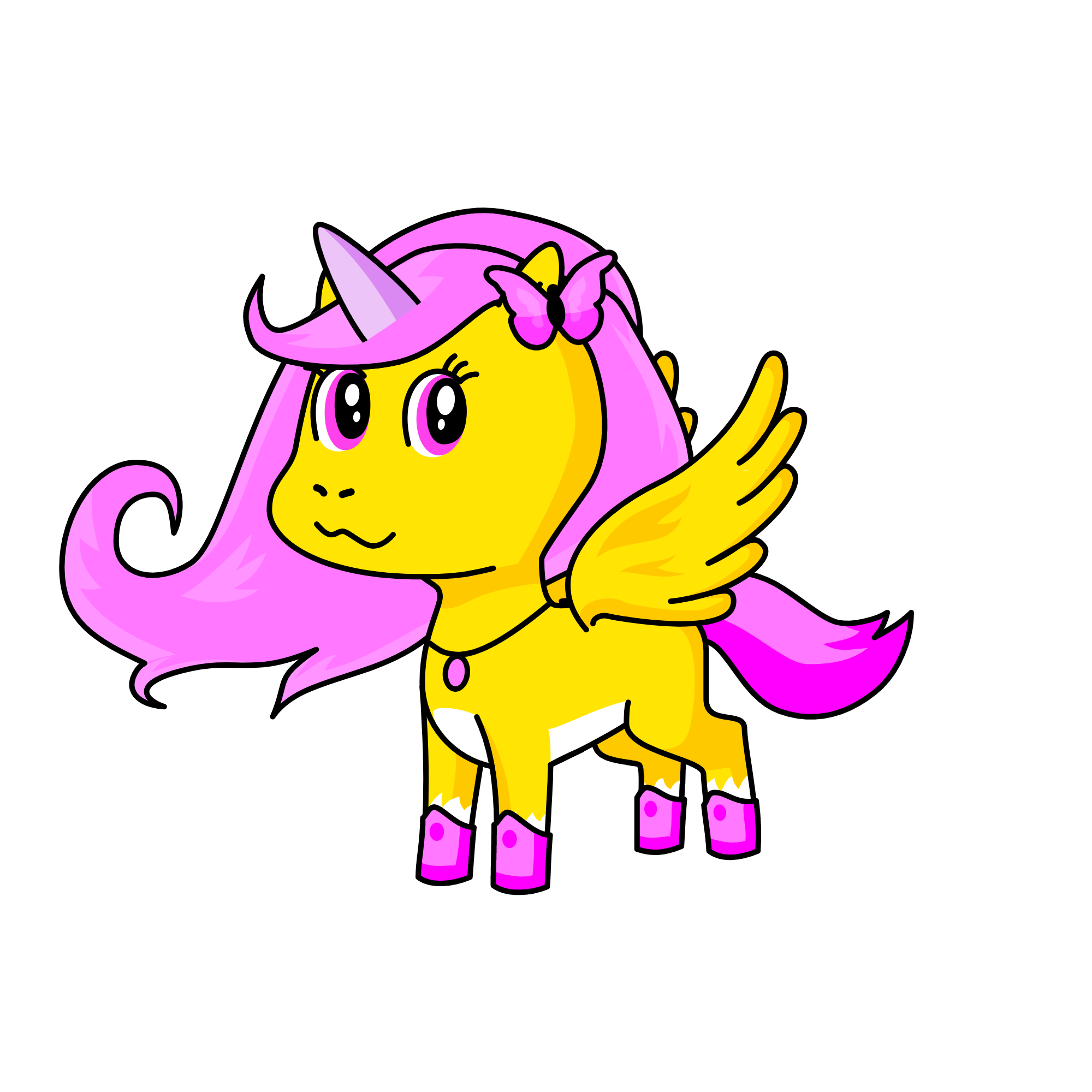 Fluthershy, the unicorn