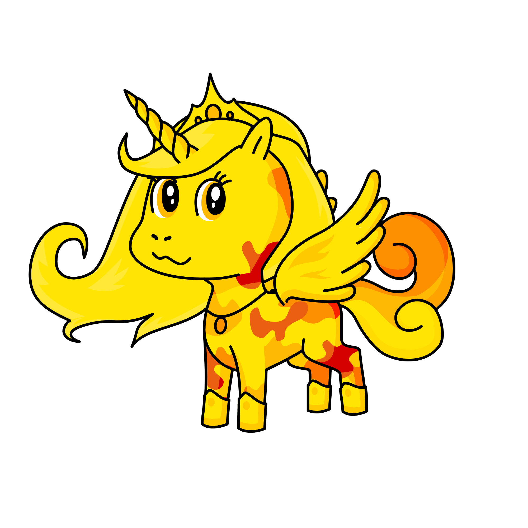 Golden Unicorn, the unicorn