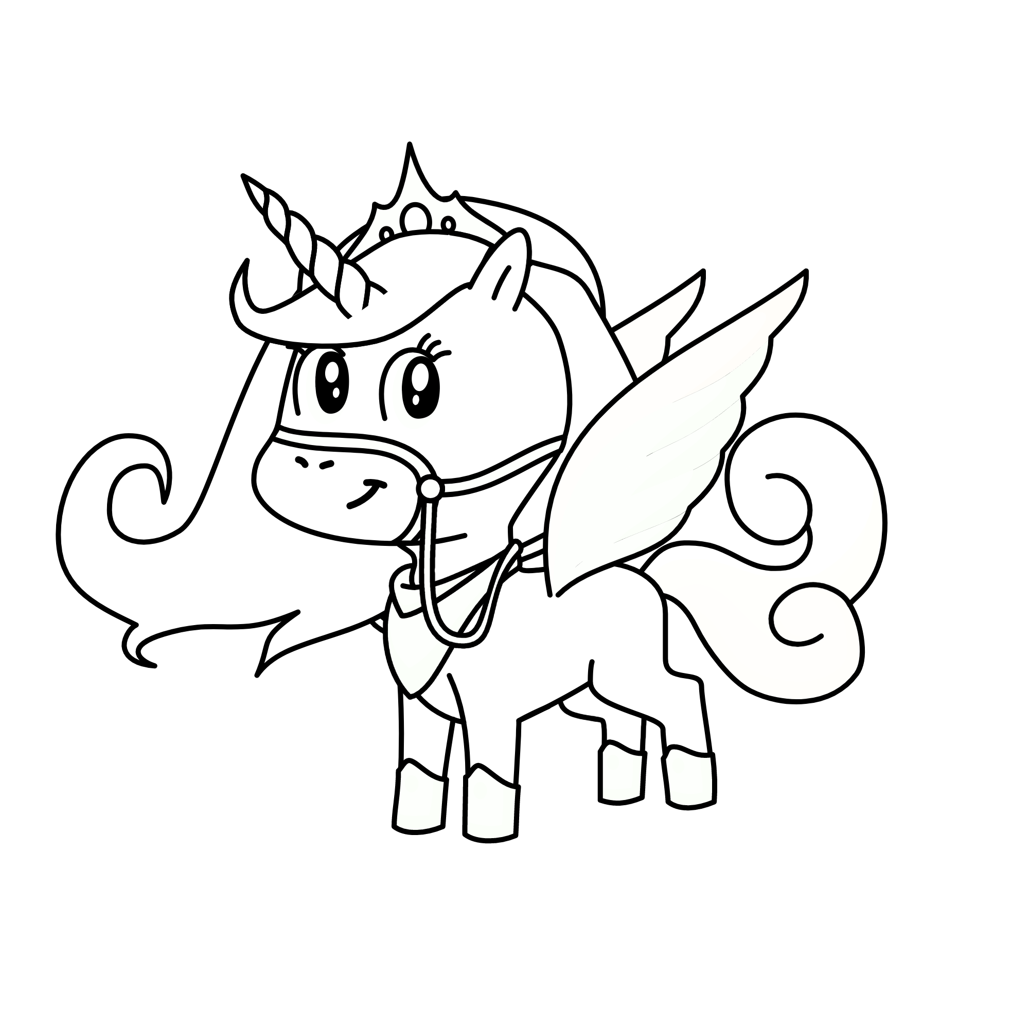 Snow Queen, the unicorn