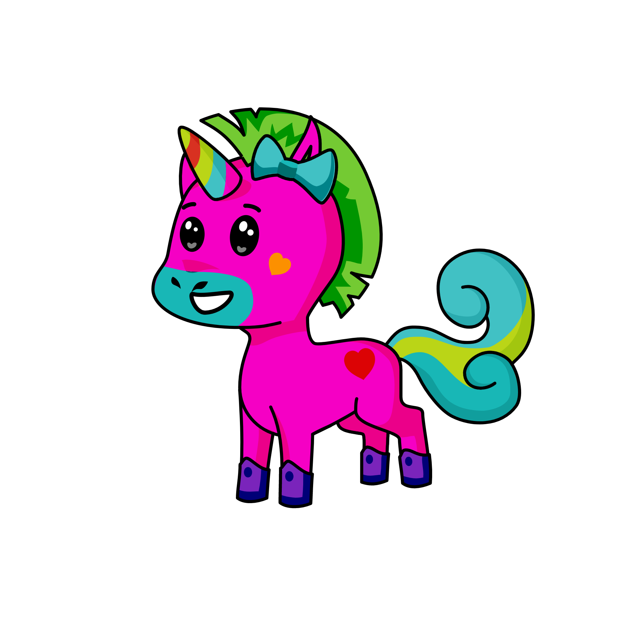 mini, the unicorn