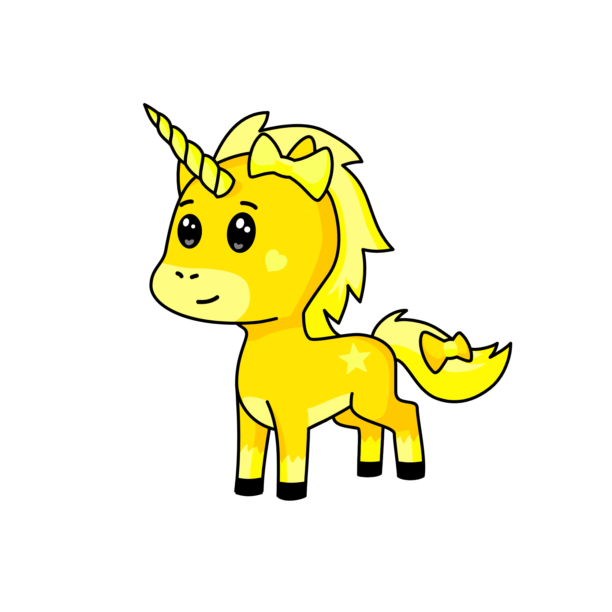 yellow banana, the unicorn