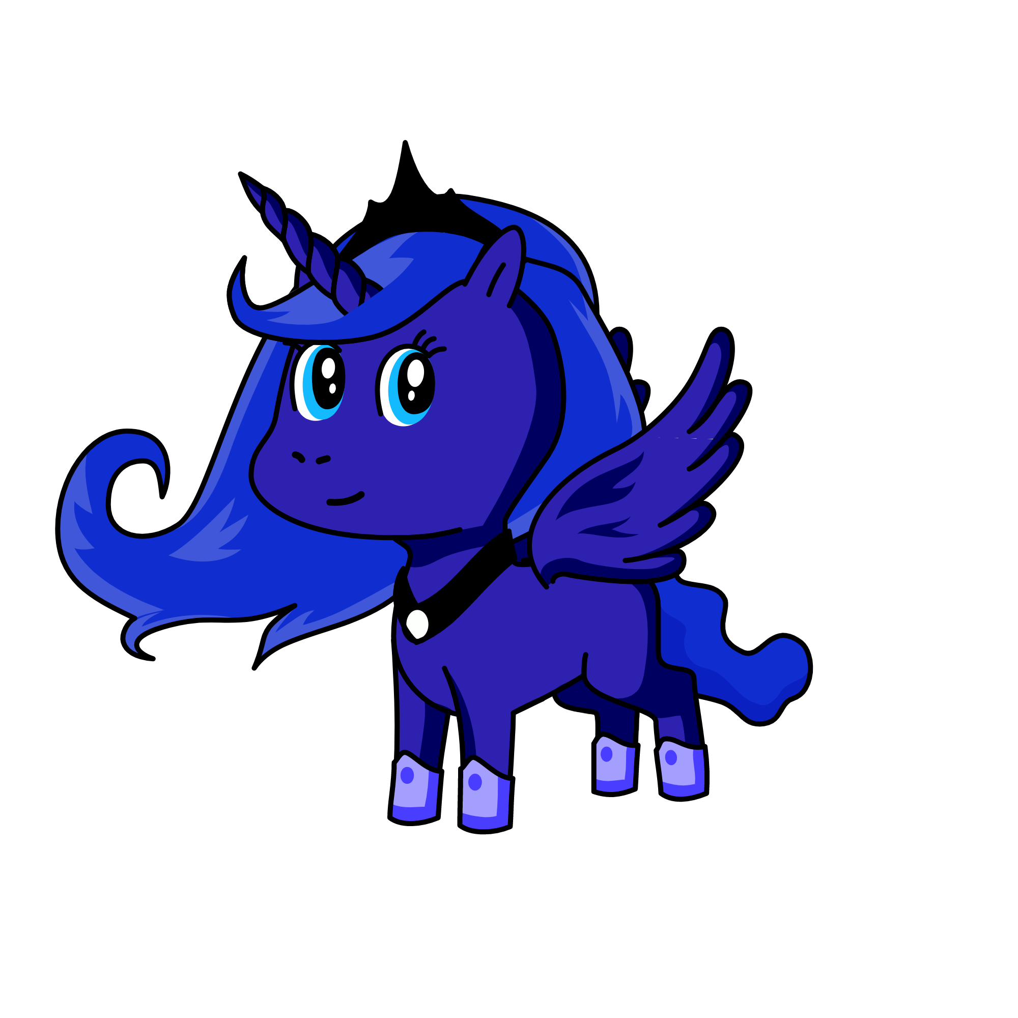 Princess Luna, the unicorn