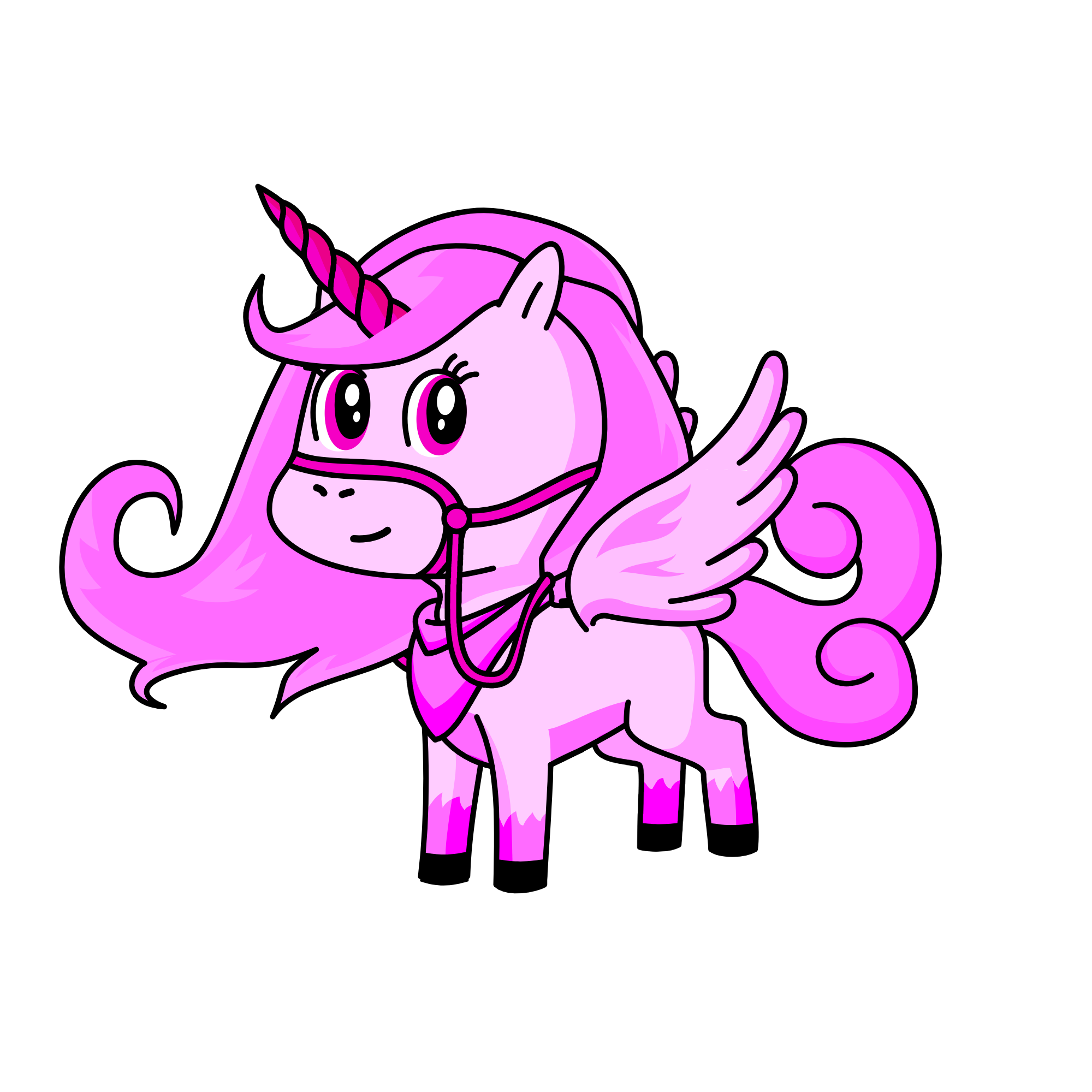 Cotton candy, the unicorn