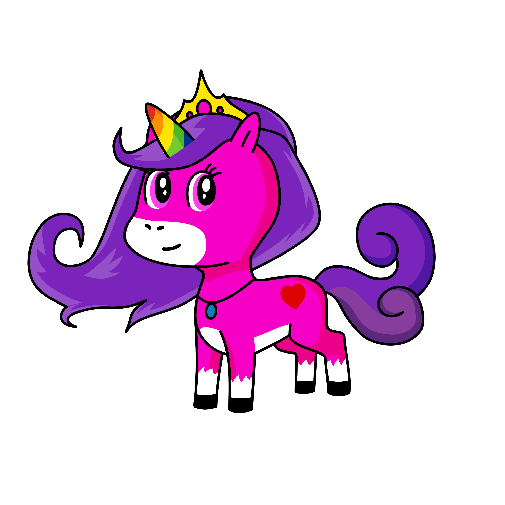 rainbow, the unicorn